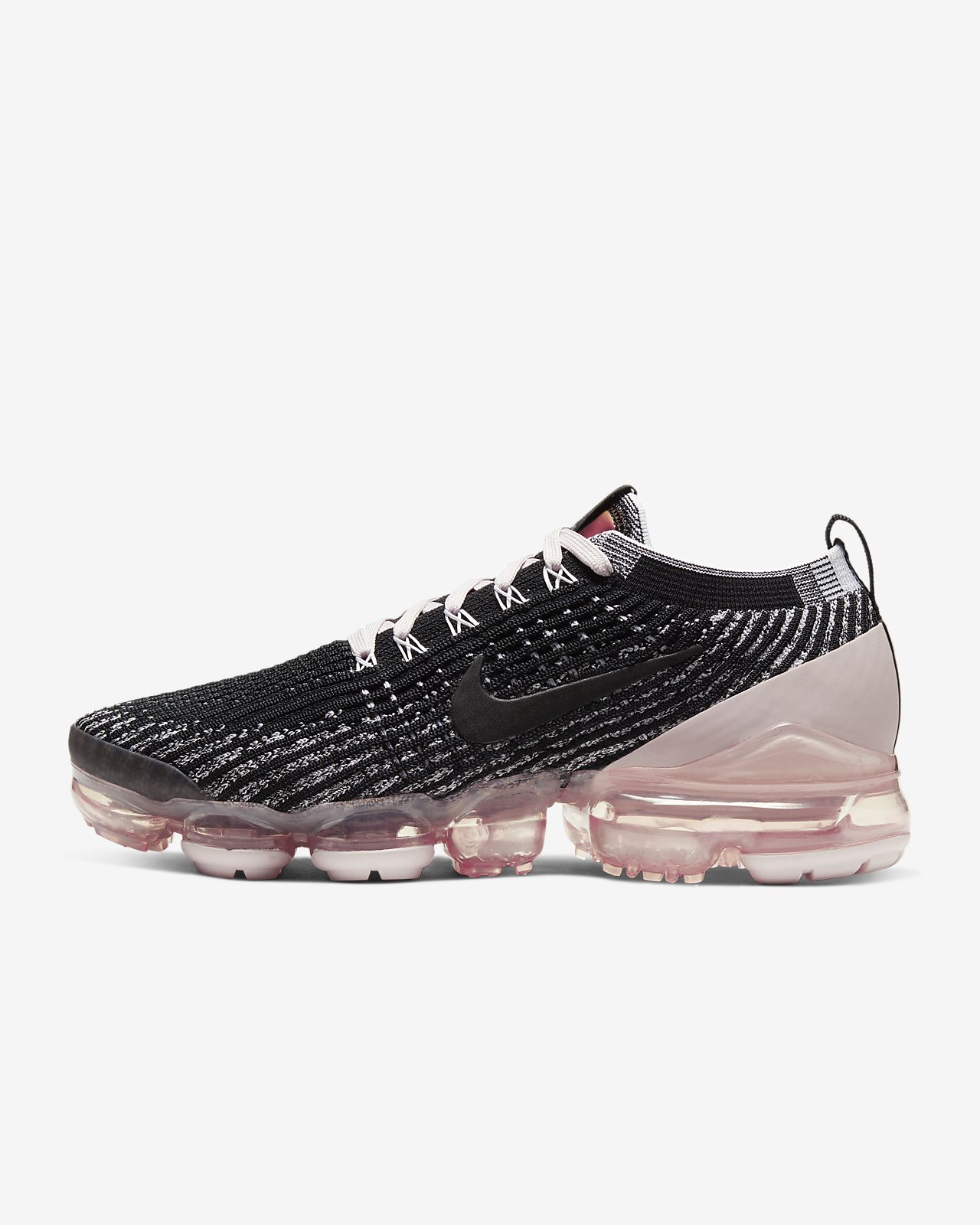 nike vapormax flyknit black and pink