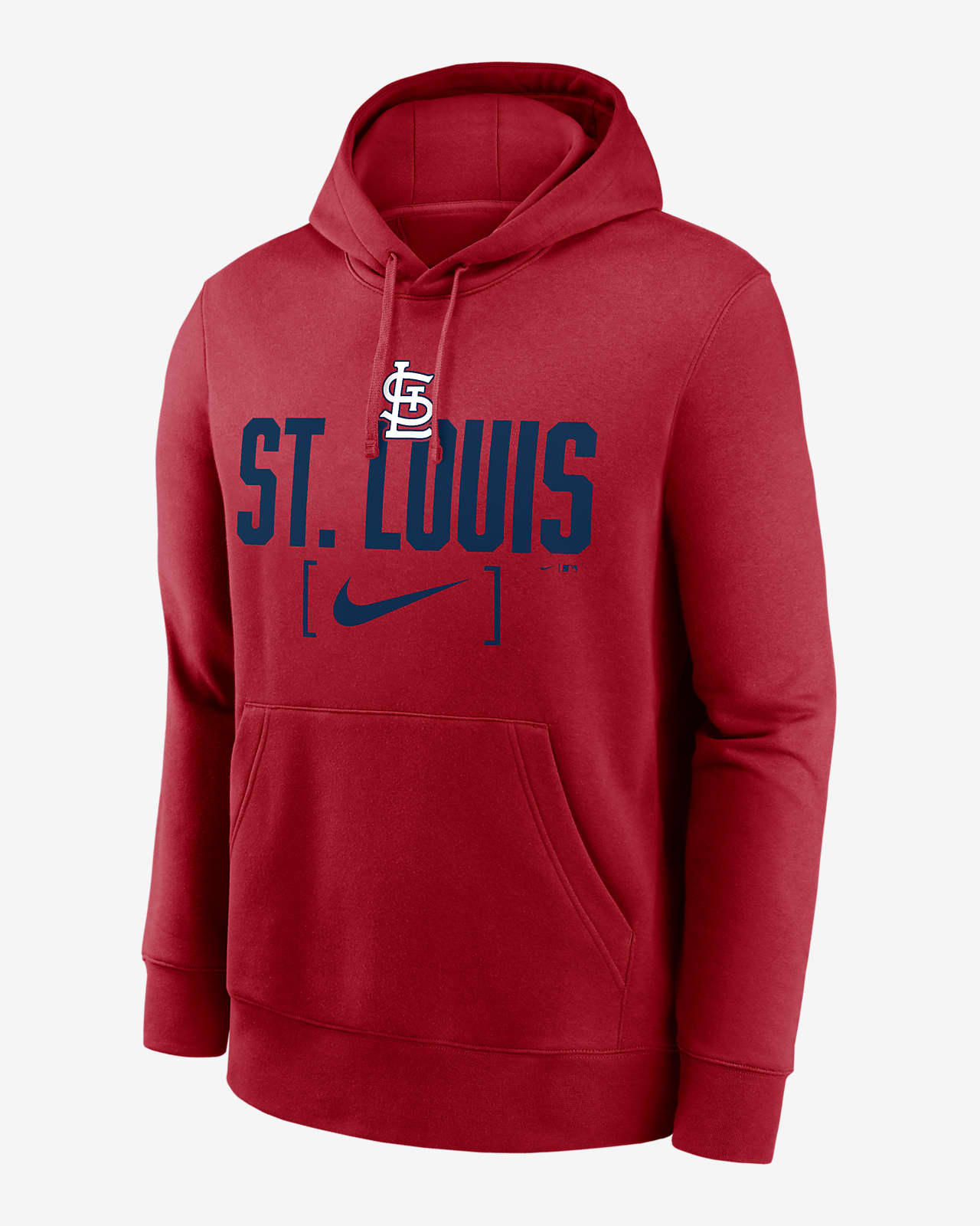 St. Louis Cardinals Club Slack Men's Nike MLB Pullover Hoodie