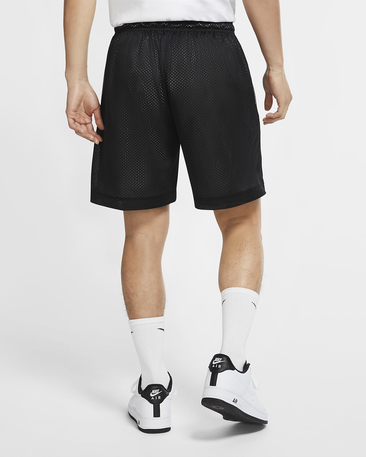 black nike gym shorts