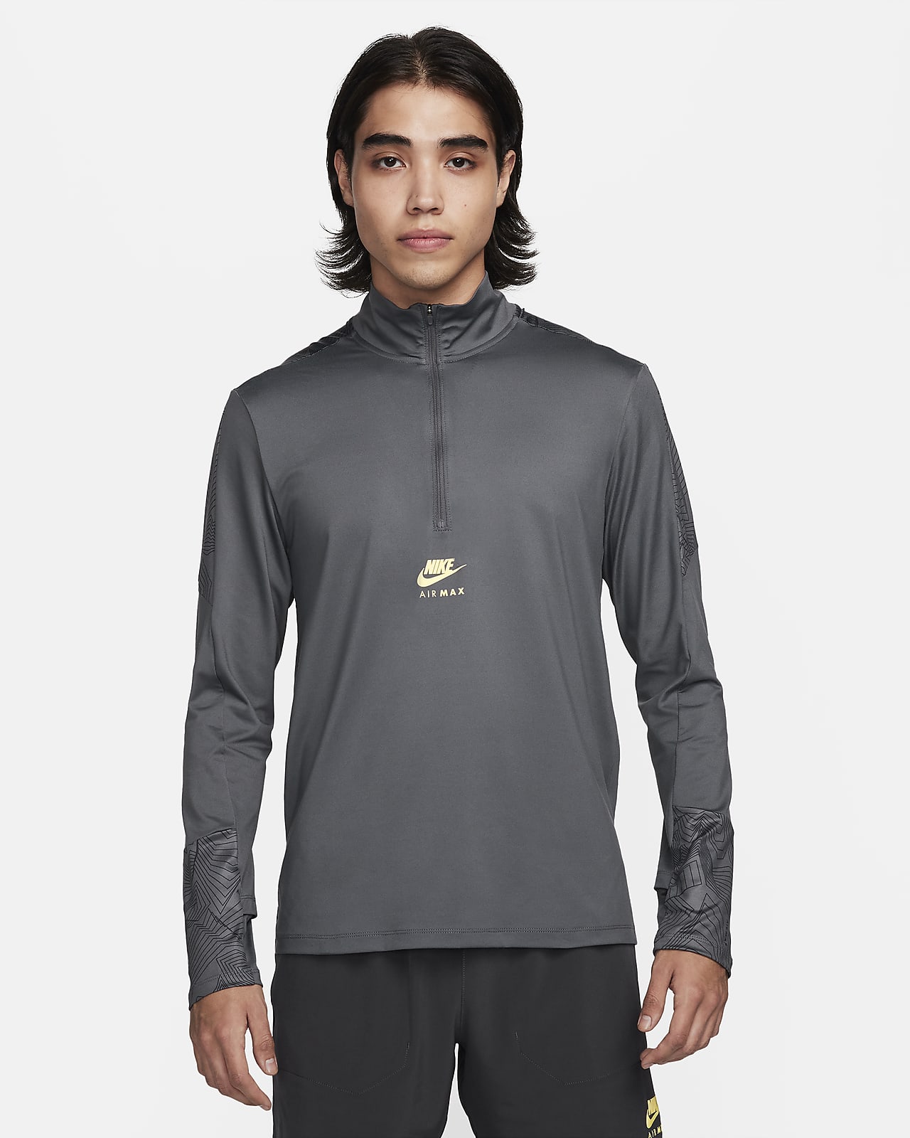 Nike Air Max Camiseta con cremallera de 1/4 Dri-FIT - Hombre