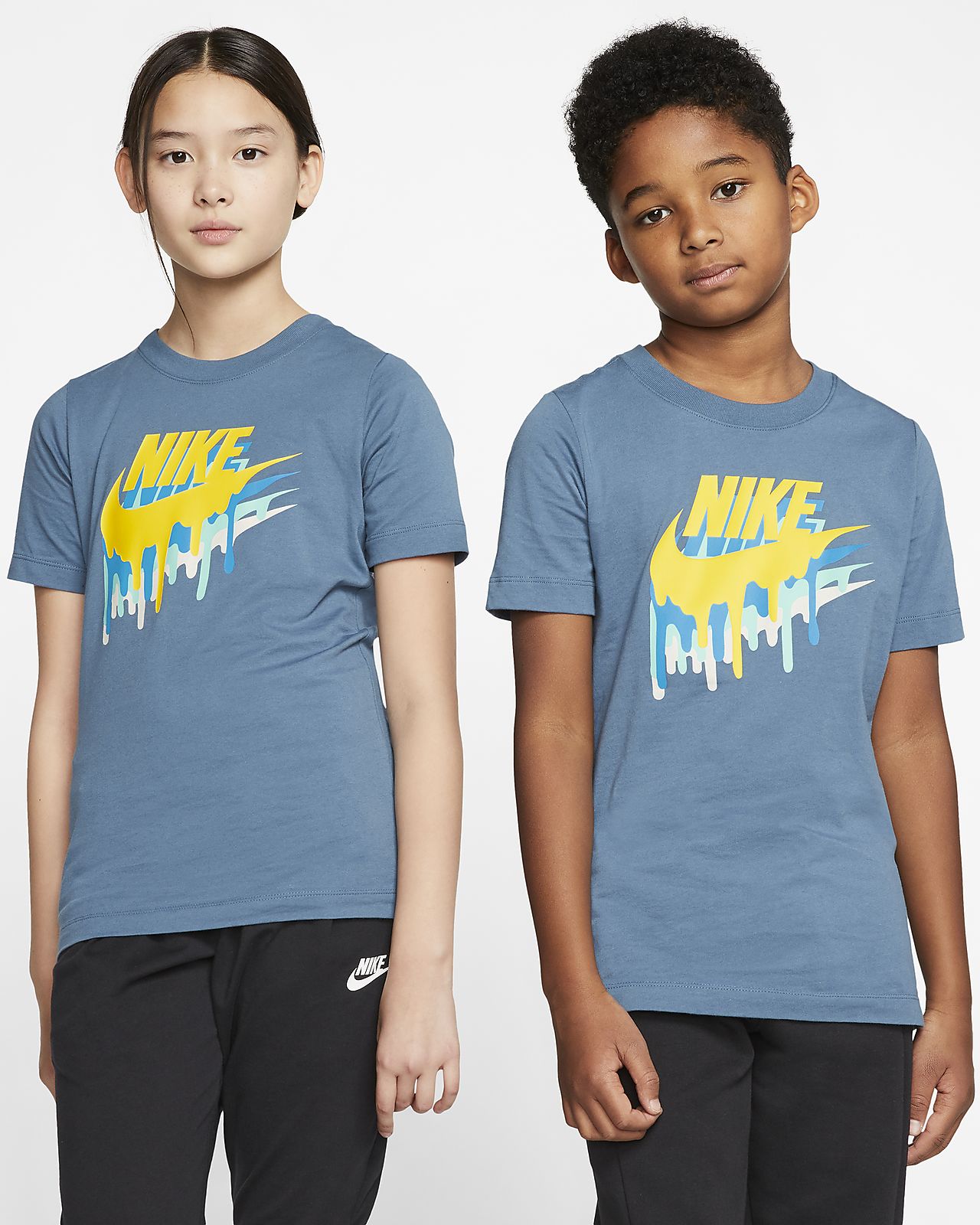 blue nike shirt boys