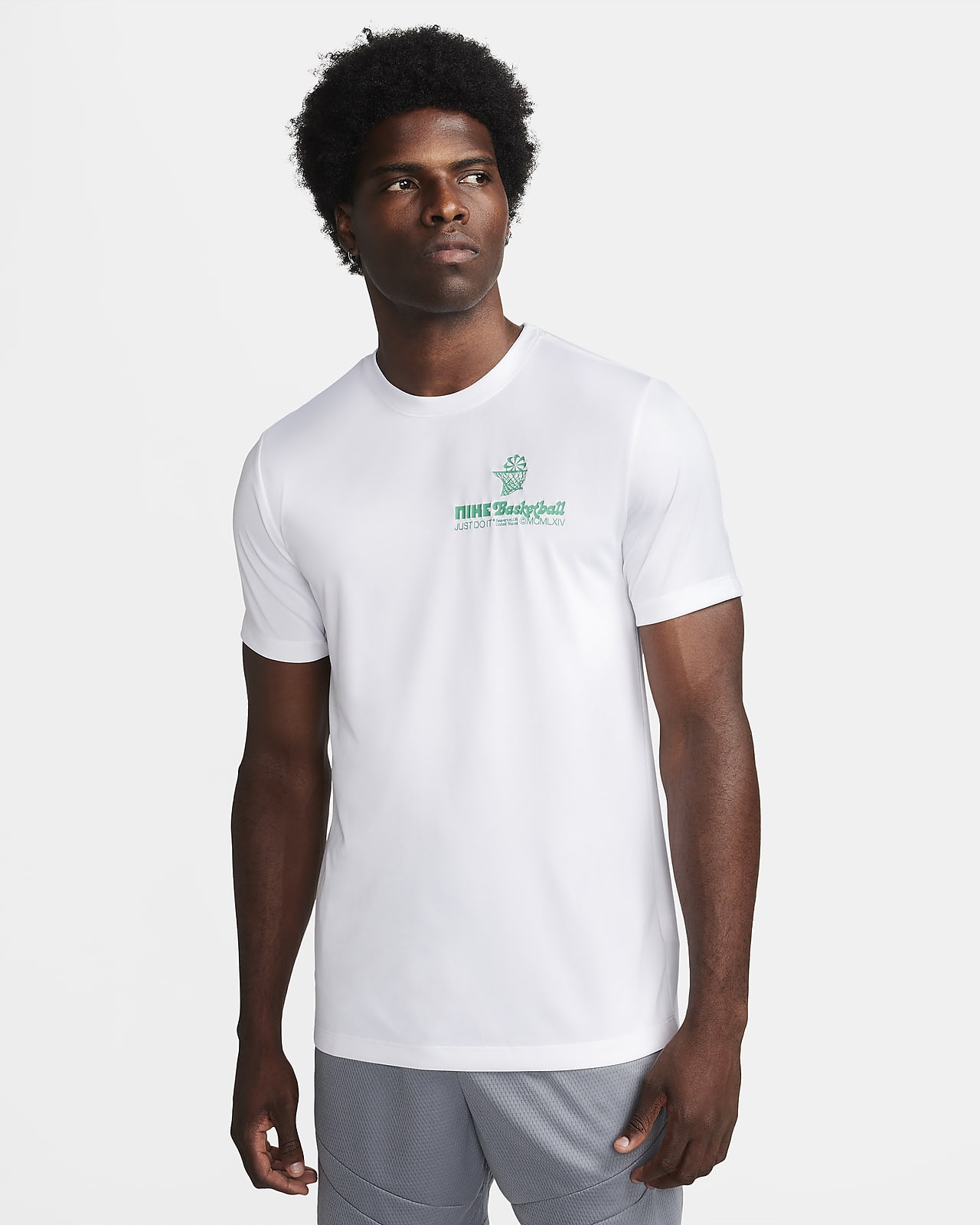 Nike Dri-FIT basket-T-skjorte til herre