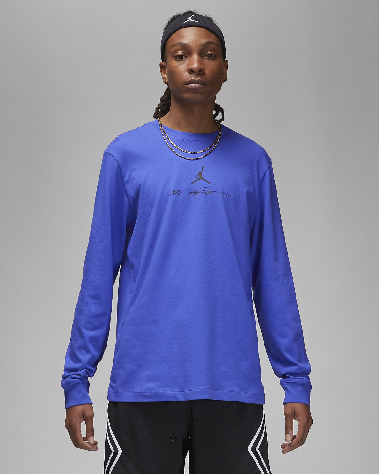 Jordan Dri-FIT Sport Men's Graphic Long-Sleeve T-Shirt