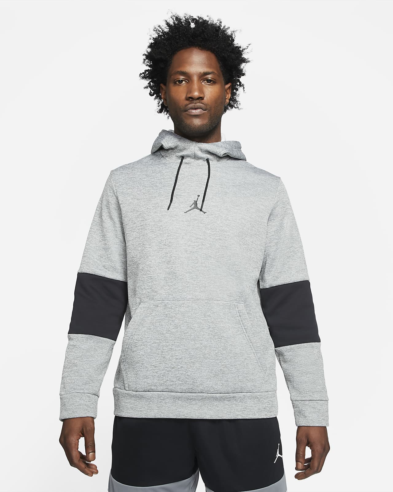 Jordan Air Therma Men's Fleece Pullover Hoodie. Nike AE