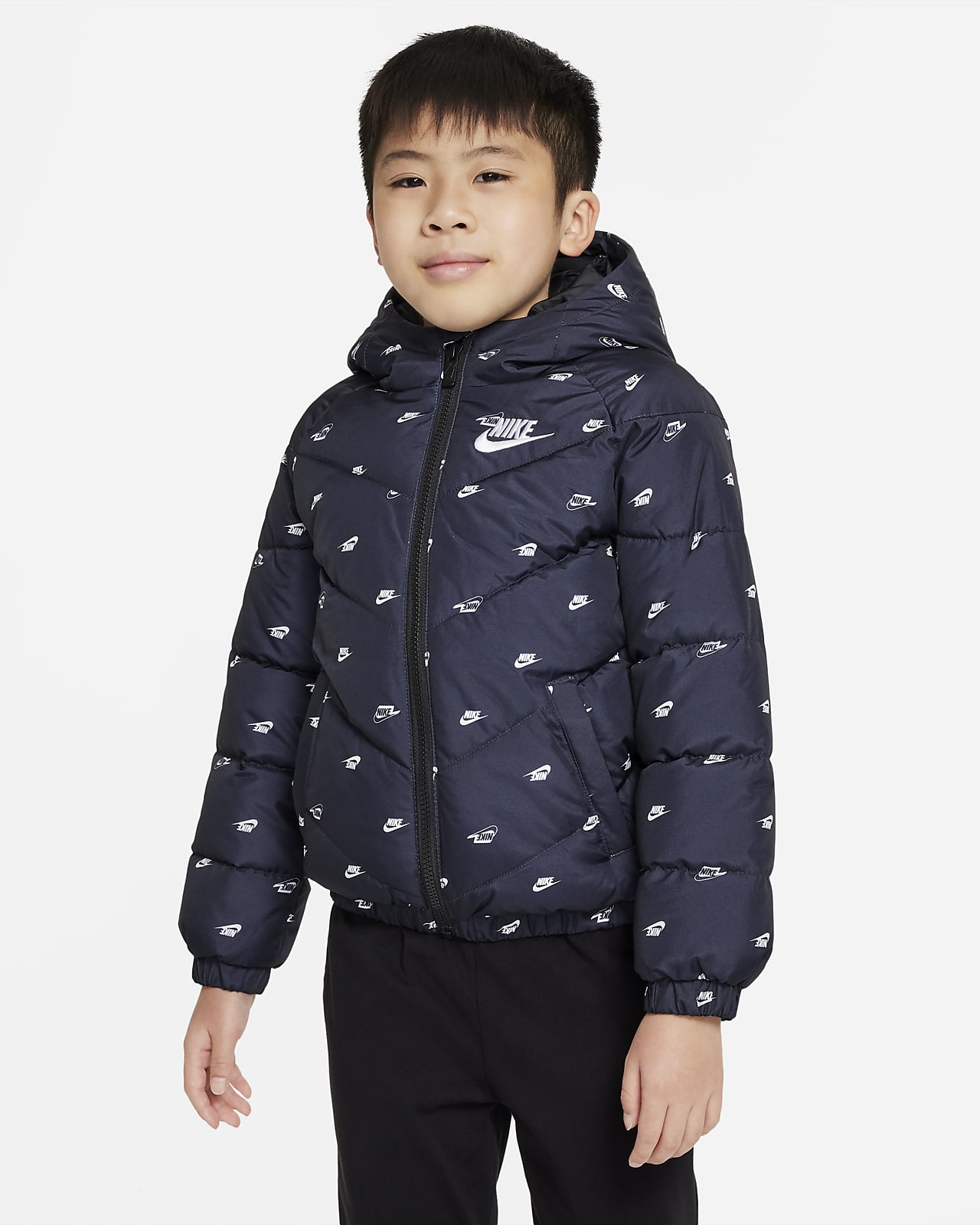 Nike Younger Kids' Printed Hooded Jacket