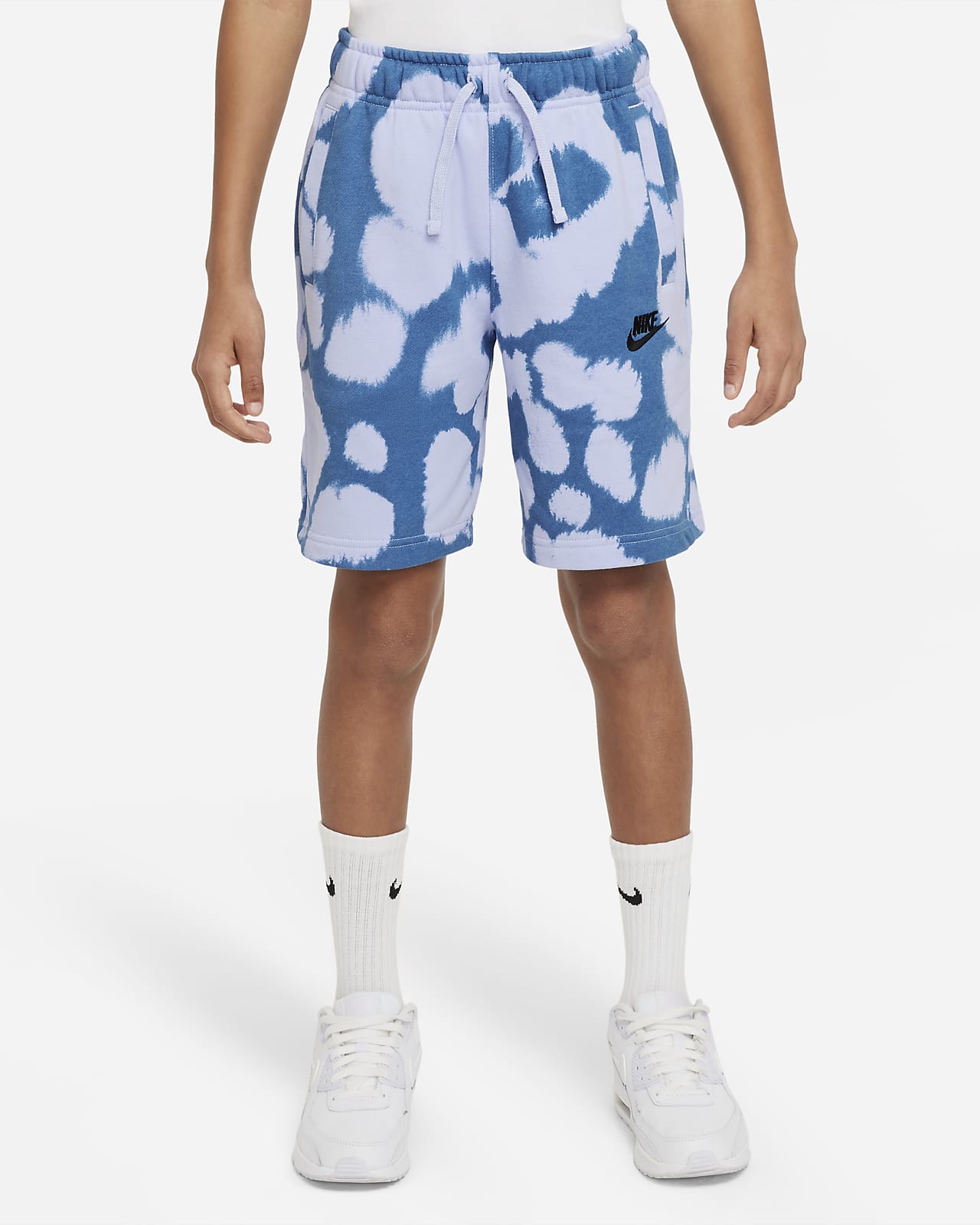 Nike Sportswear Older Kids' (Boys') Printed French Terry Shorts