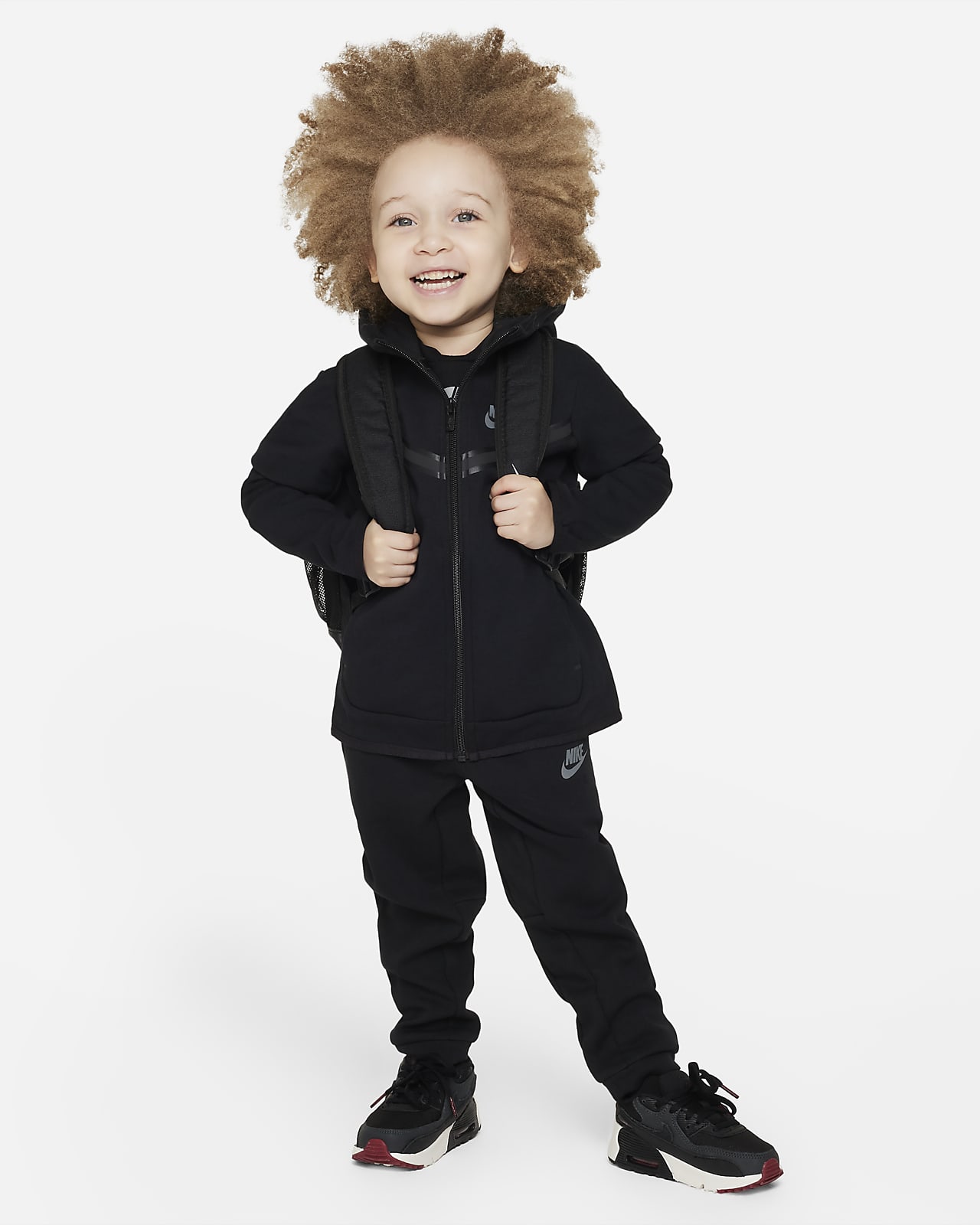 Nike Sportswear Tech Fleece Toddler Zip Hoodie and Pants Set