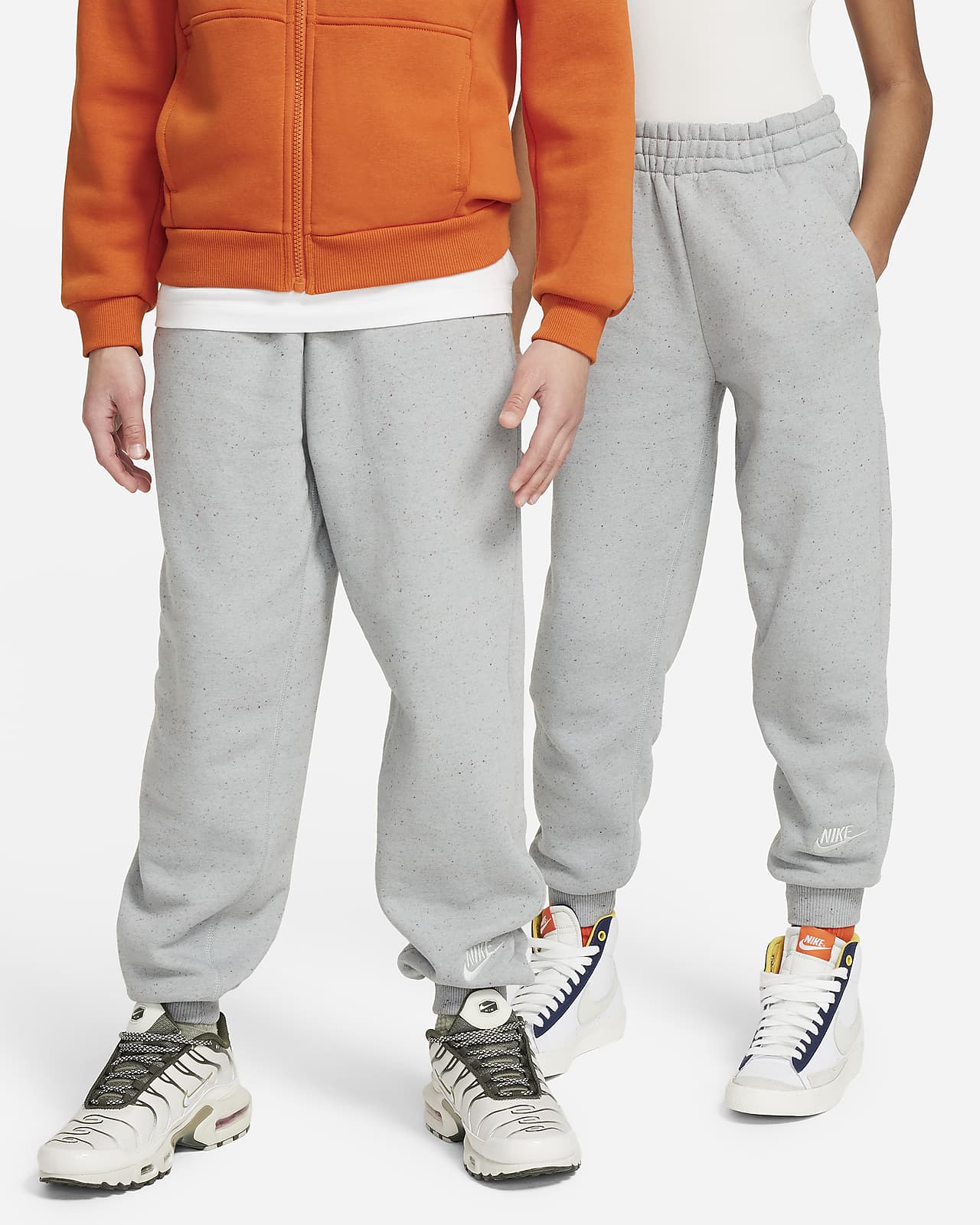 Joggers holgados para niños talla grande Nike Sportswear Icon Fleece EasyOn