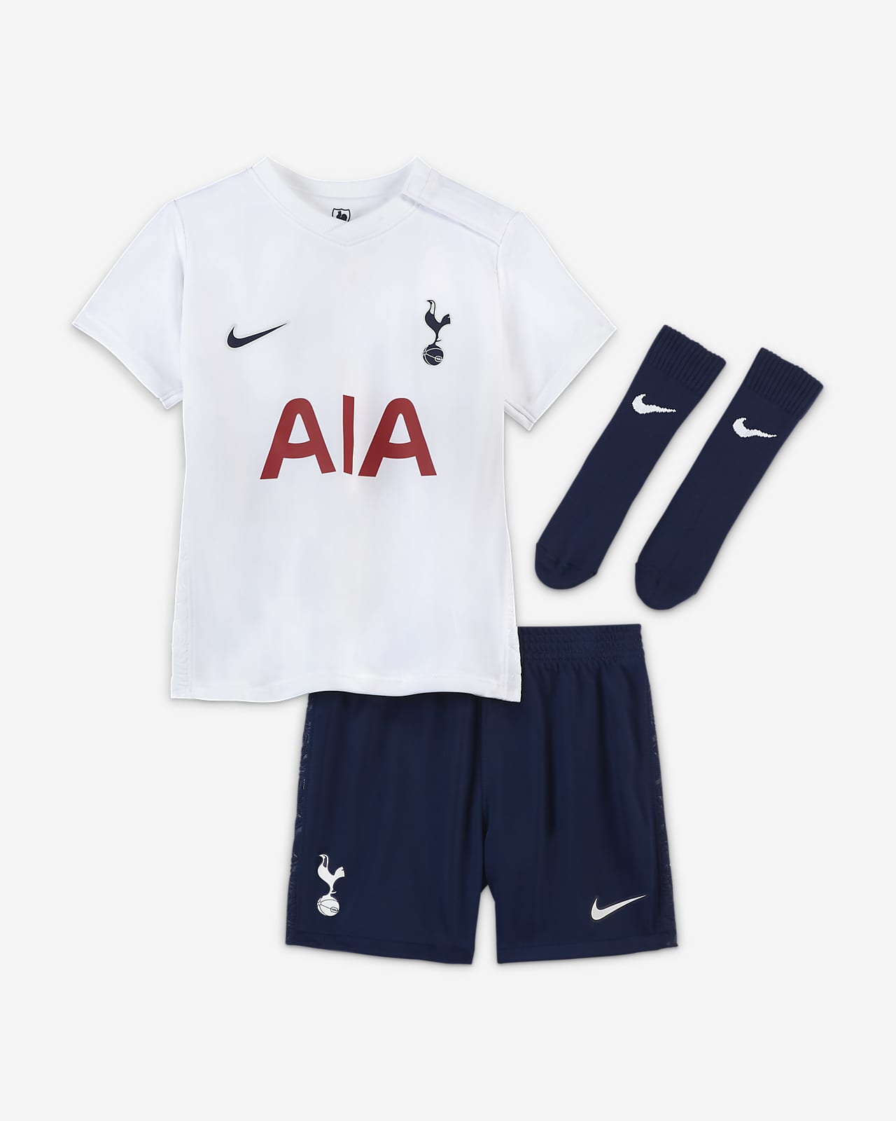 Tottenham Hotspur 2021/22 Home-fodboldsæt til babyer/småbørn