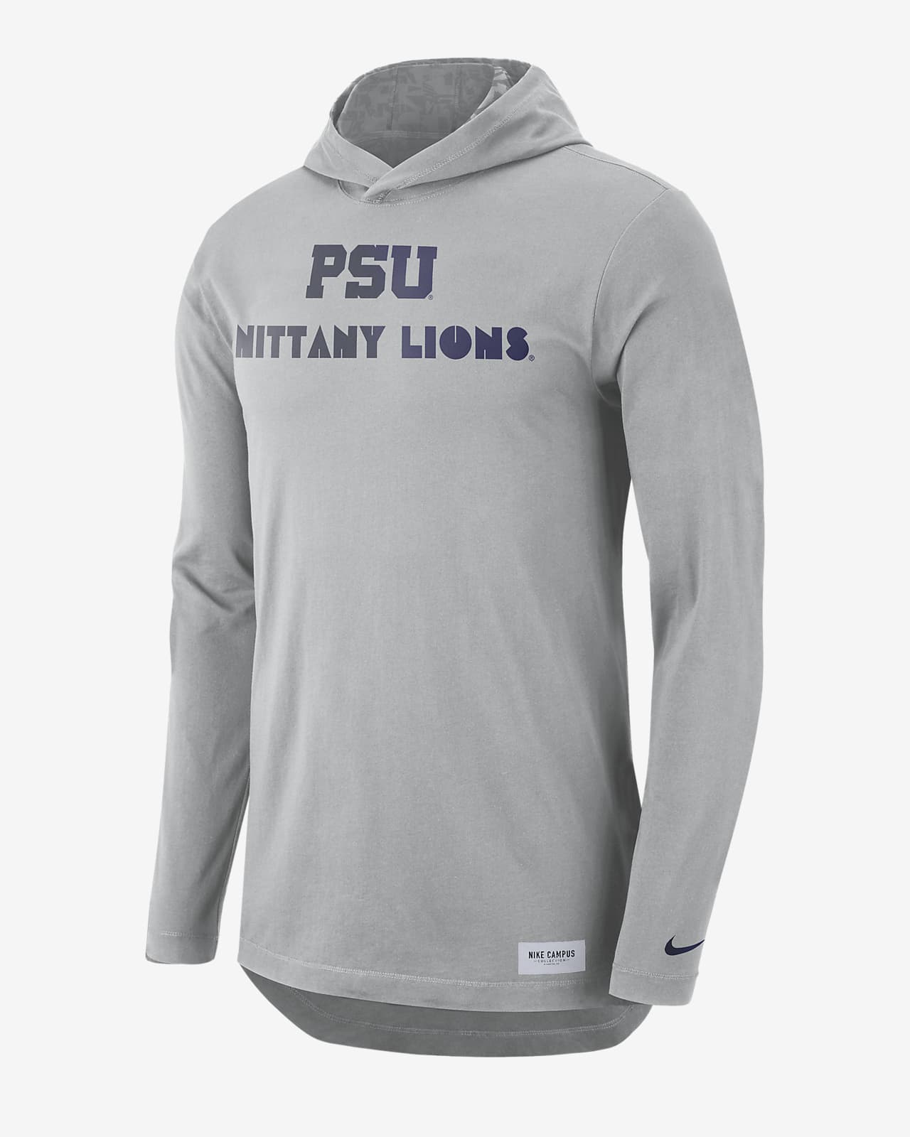 Nike College Dri-FIT (Penn State) Men's Long-Sleeve Hooded T-Shirt
