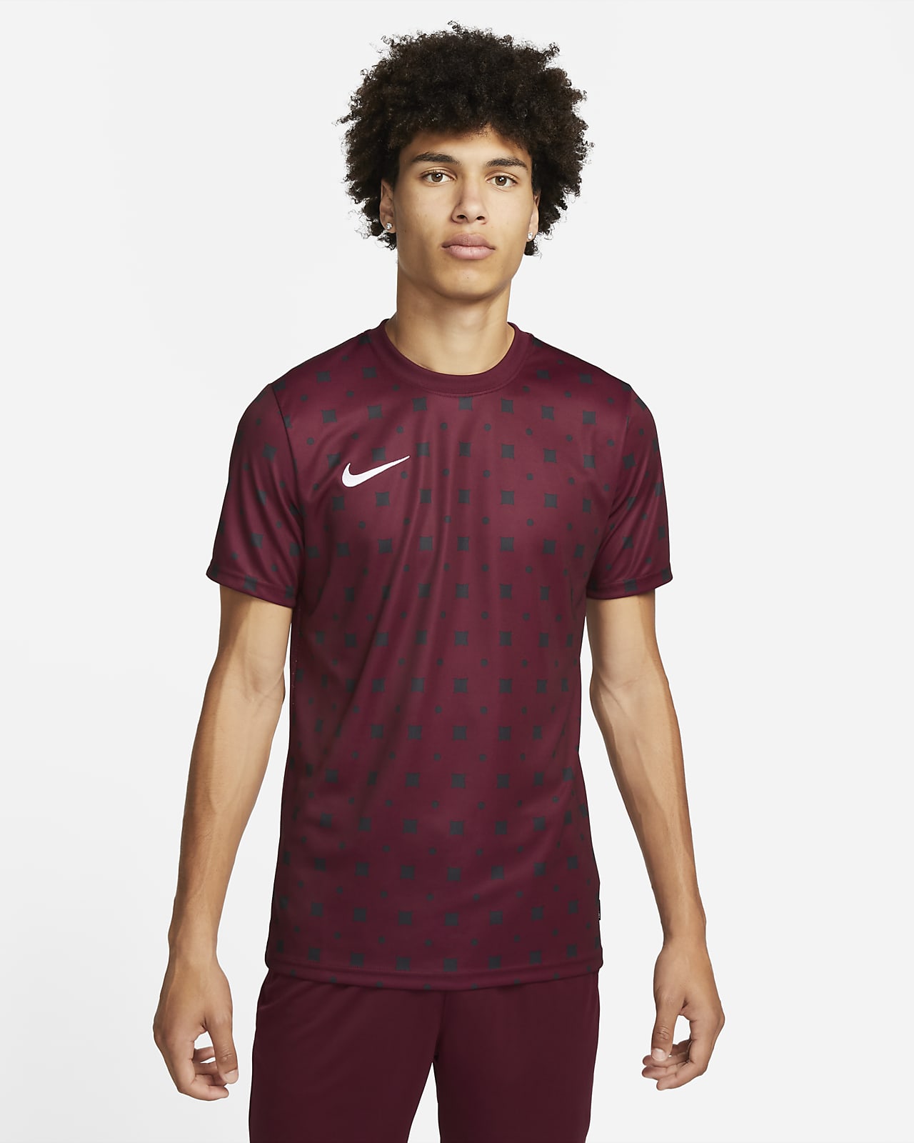 Playera de fútbol estampada de manga corta para hombre Nike Dri-FIT F.C. Libero