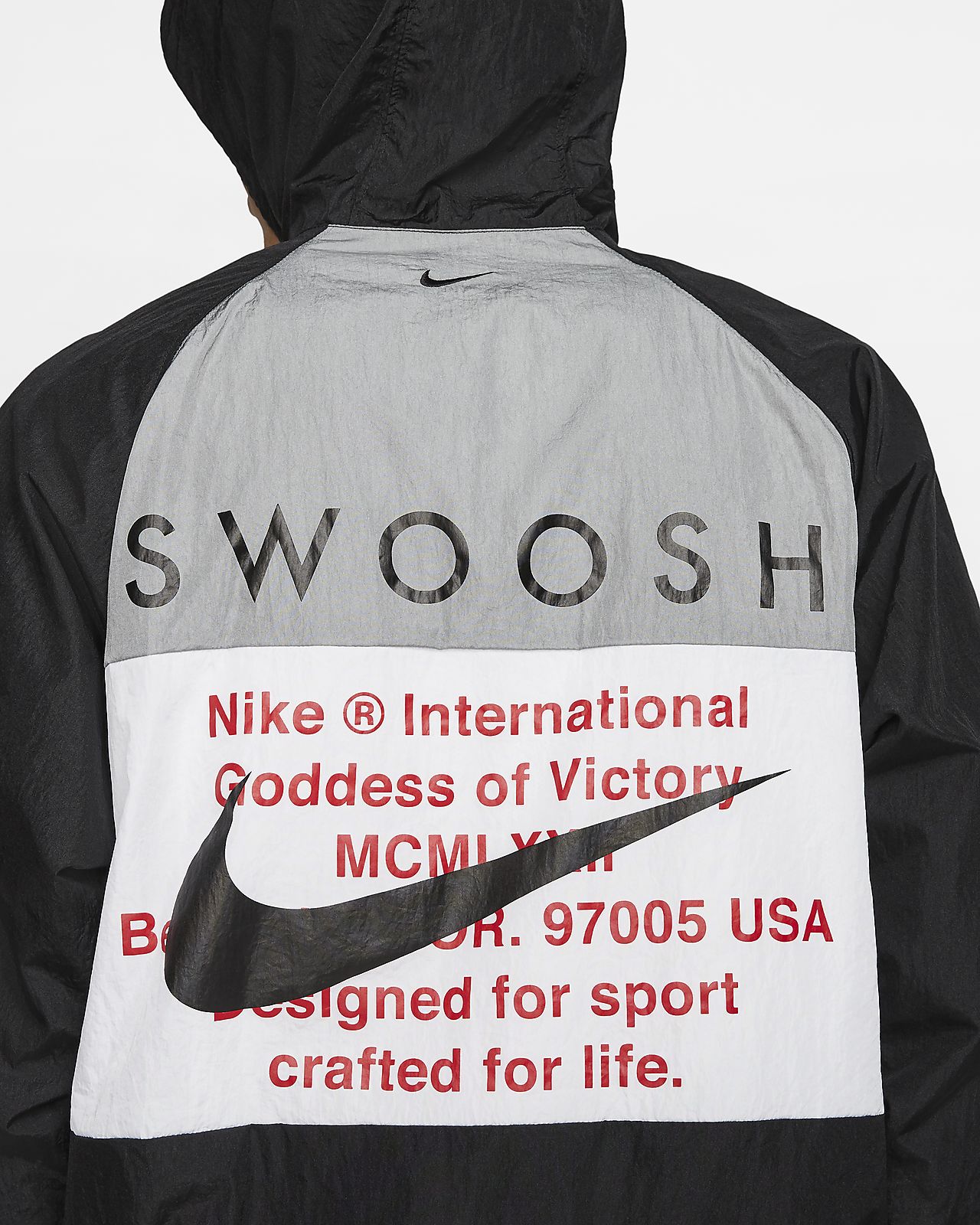 veste tissée à capuche pour homme nike sportswear swoosh veste tissée à capuche pour homme nike sportswear swoosh