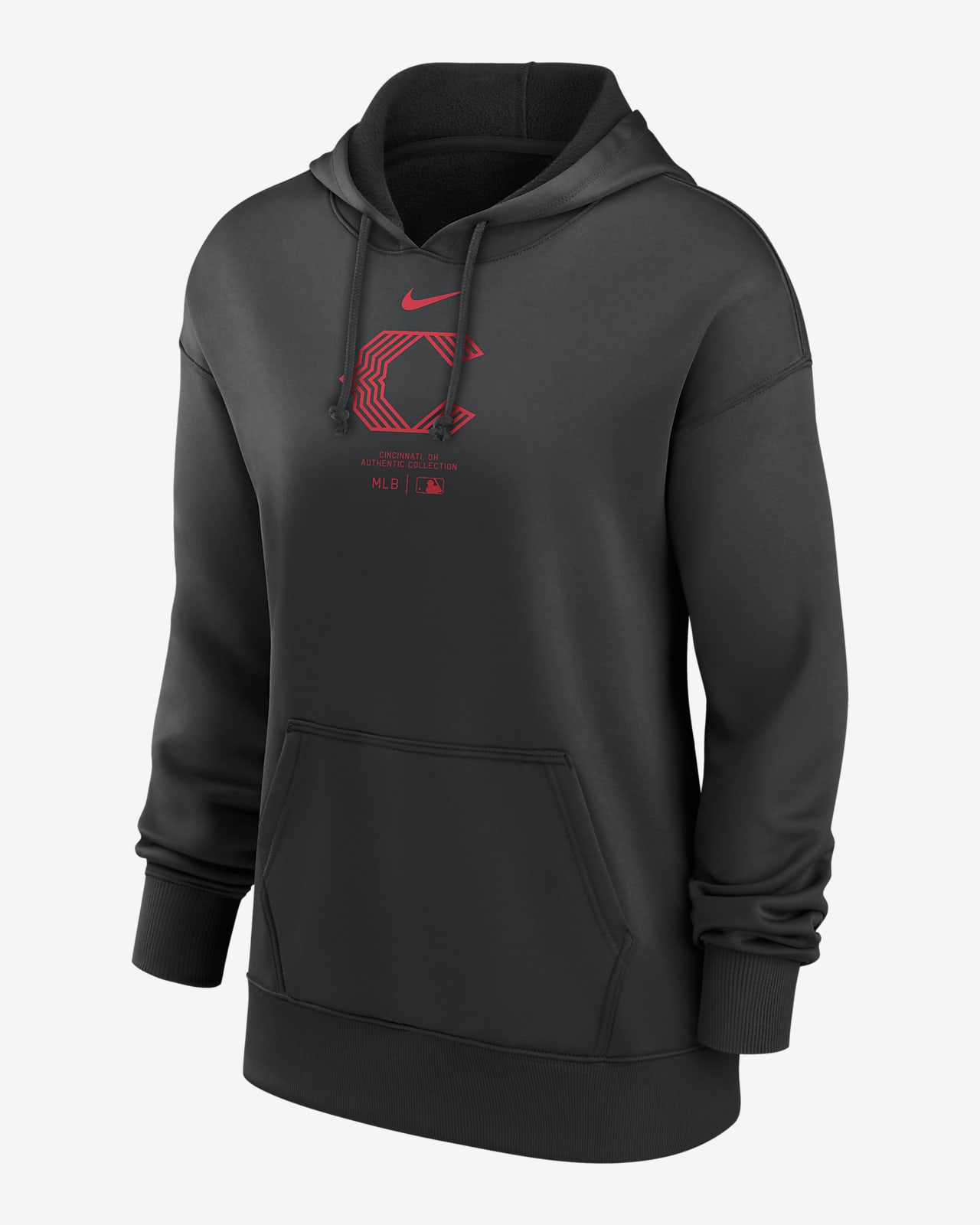 Cincinnati Reds Authentic Collection City Connect Practice Women's Nike Dri-FIT MLB Pullover Hoodie