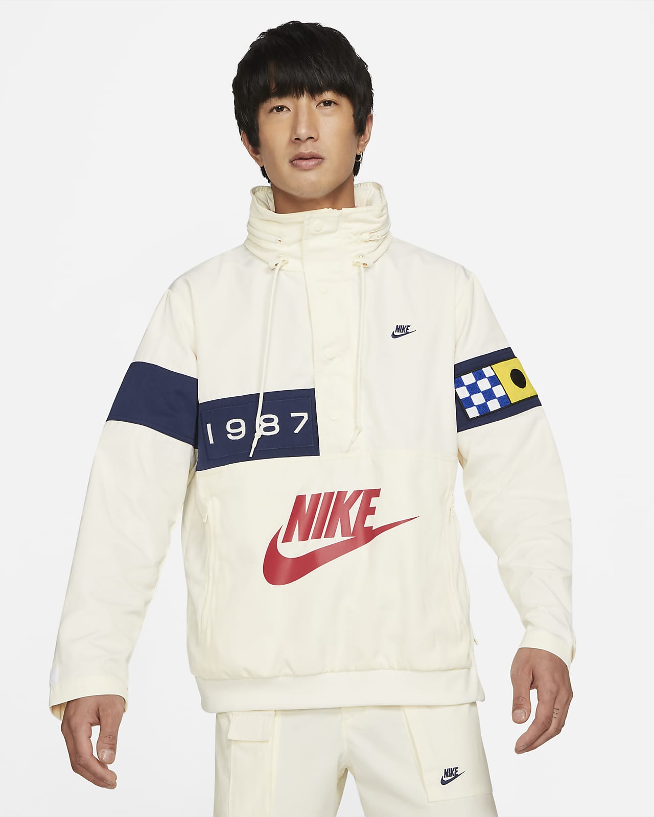 nike long jacket mens