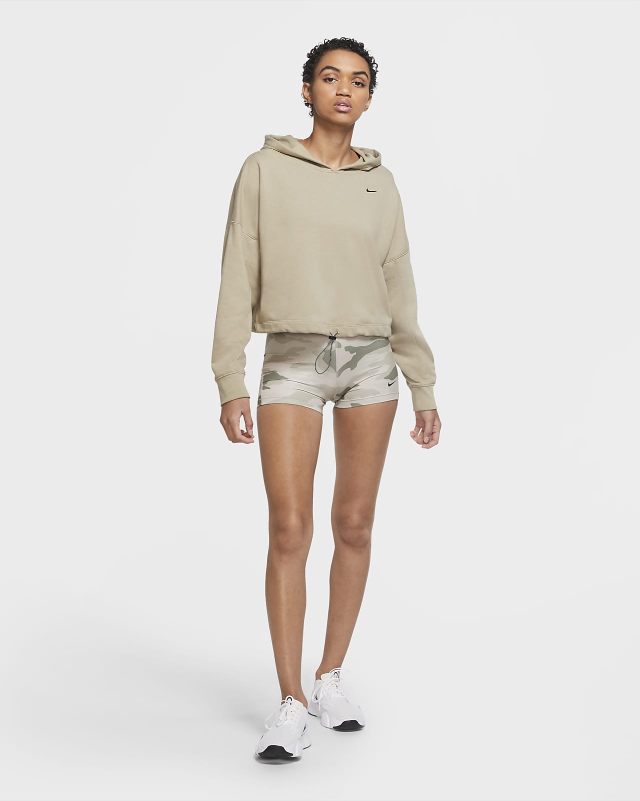 nike dry cropped training sweatshirt