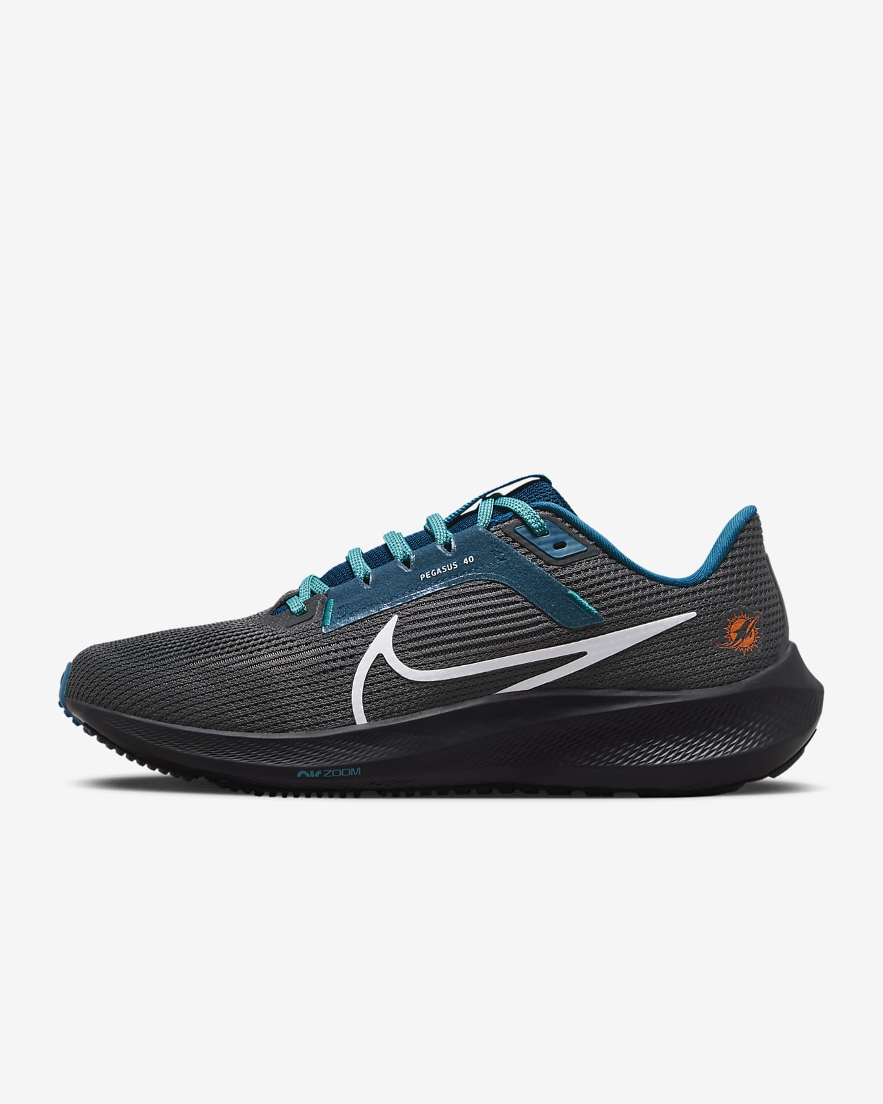 Nike Pegasus 40 (NFL Miami Dolphins) Men's Road Running Shoes