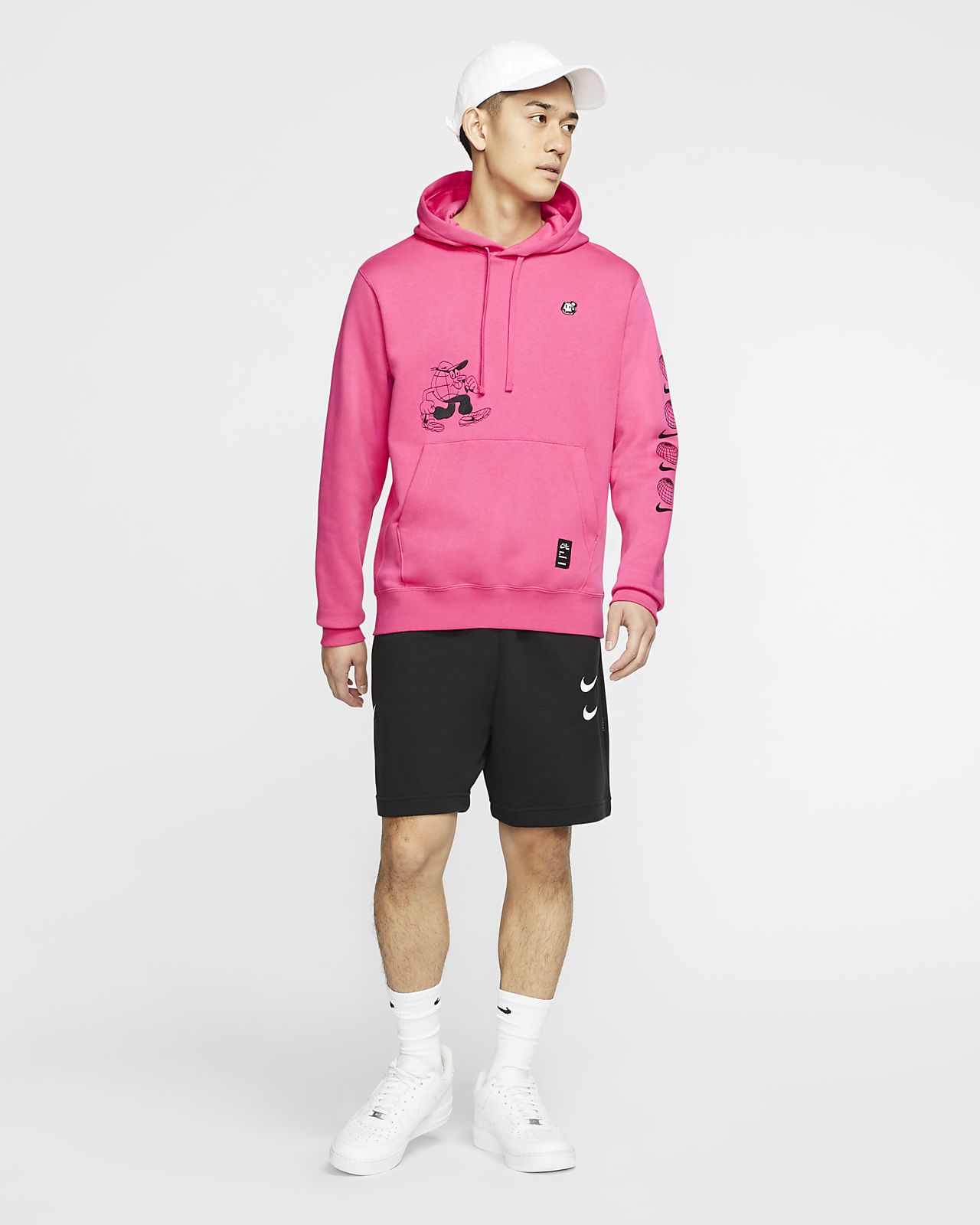 nike graphic hoodie watermelon