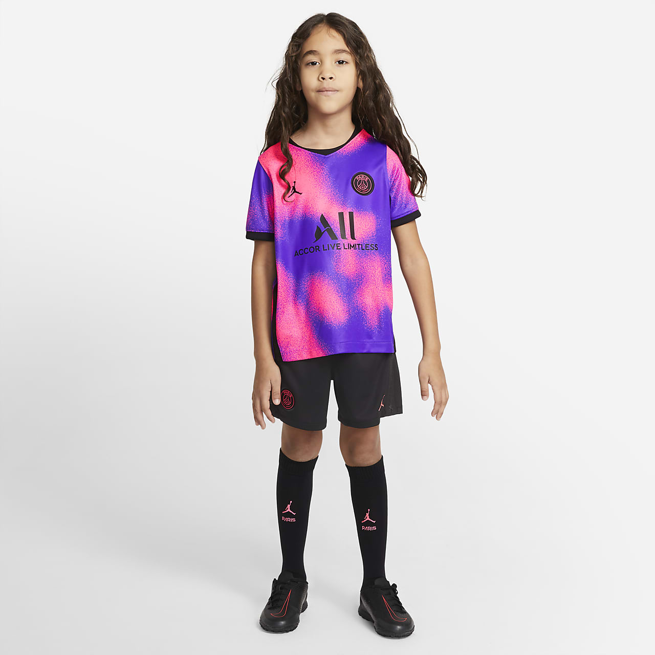 Paris Saint-Germain 2021/22 Fourth Younger Kids' Football Kit