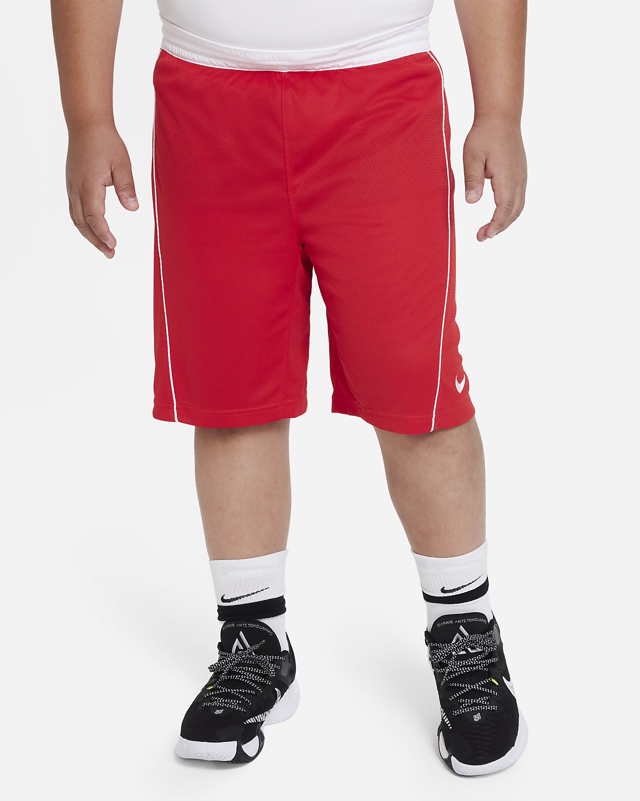Nike Dri-FIT Big Kids' (Boys') Basketball Shorts (Extended Size)
