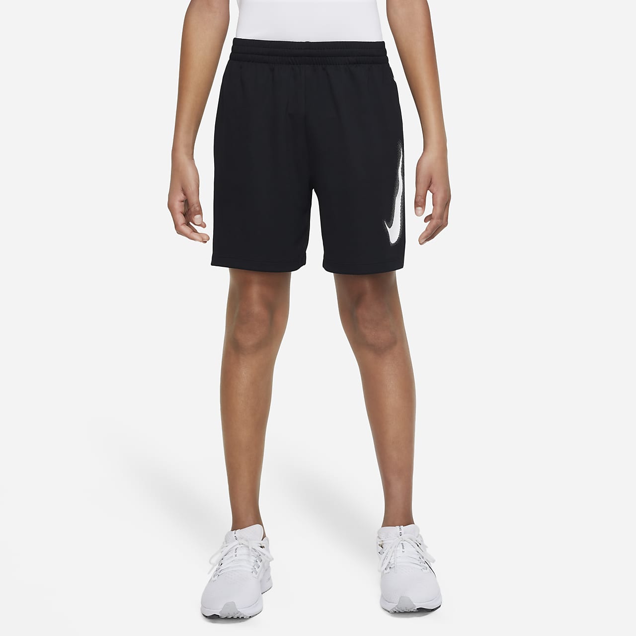 curva si puedes elegante Nike Dri-FIT Multi+ Pantalón corto de entrenamiento con estampado - Niño.  Nike ES