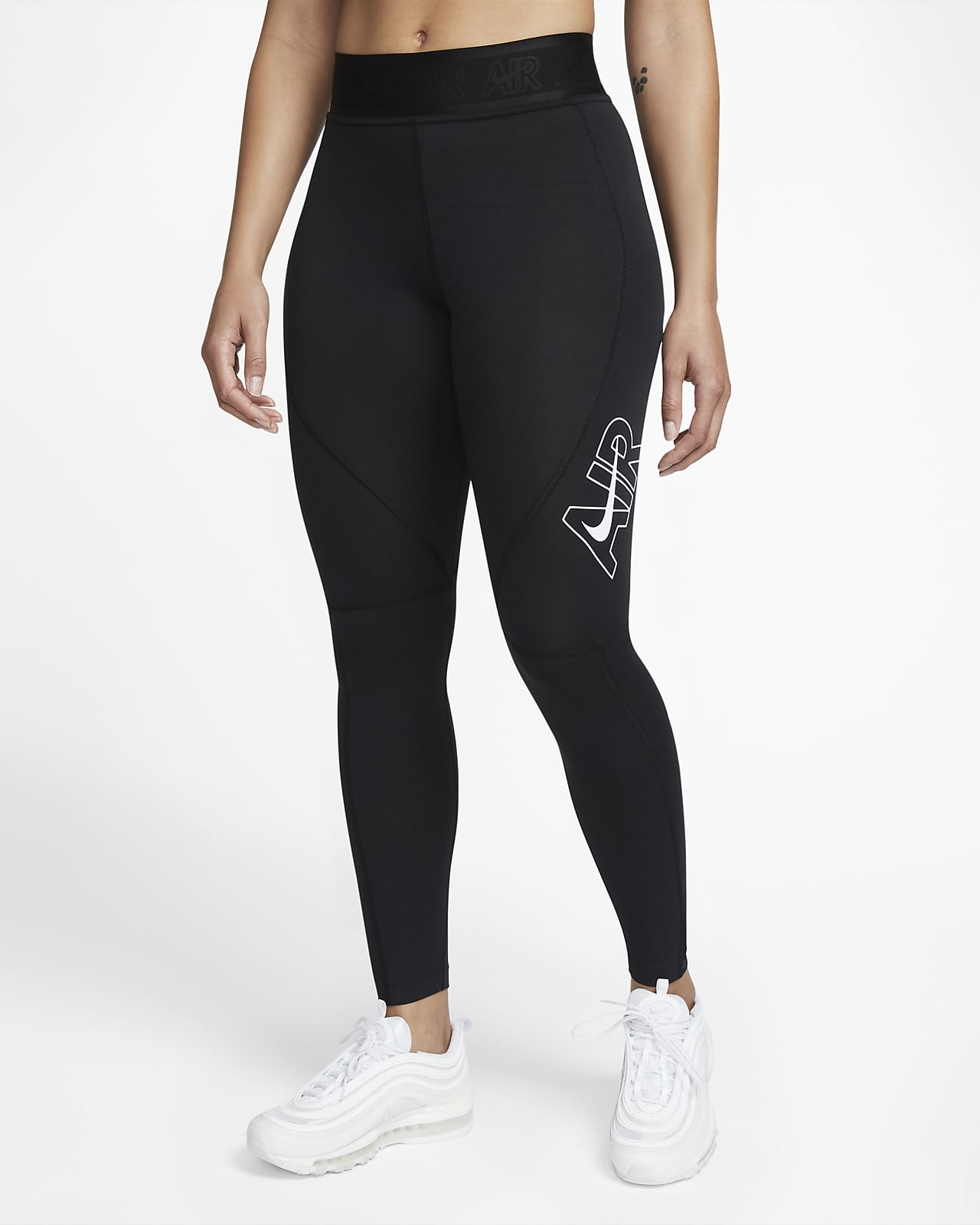 Nike Air-leggings med høj talje og grafik til kvinder
