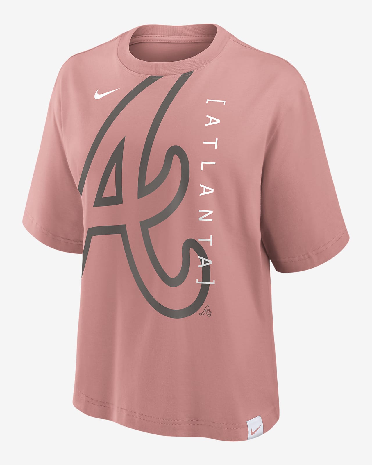 Atlanta Braves Statement Boxy Women's Nike MLB T-Shirt