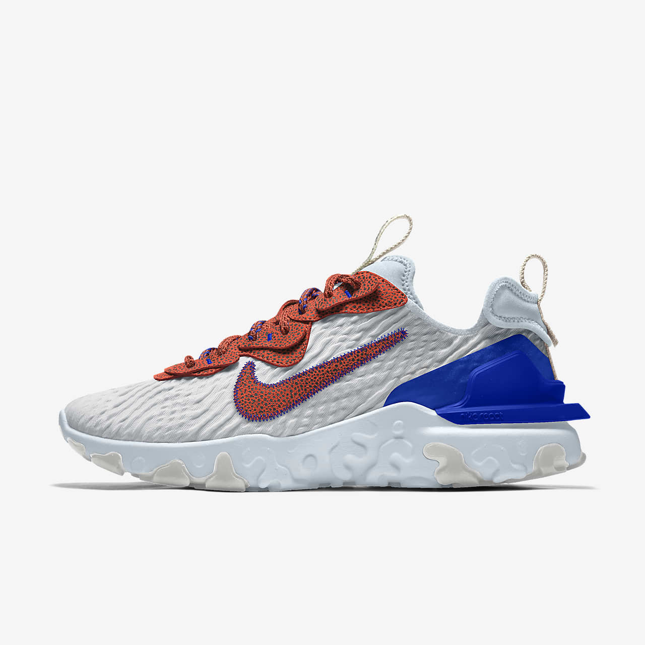Chaussure lifestyle personnalisable Nike React Vision By You pour Homme