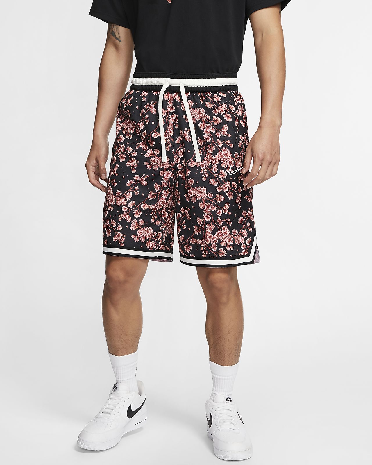 nike shorts with flowers