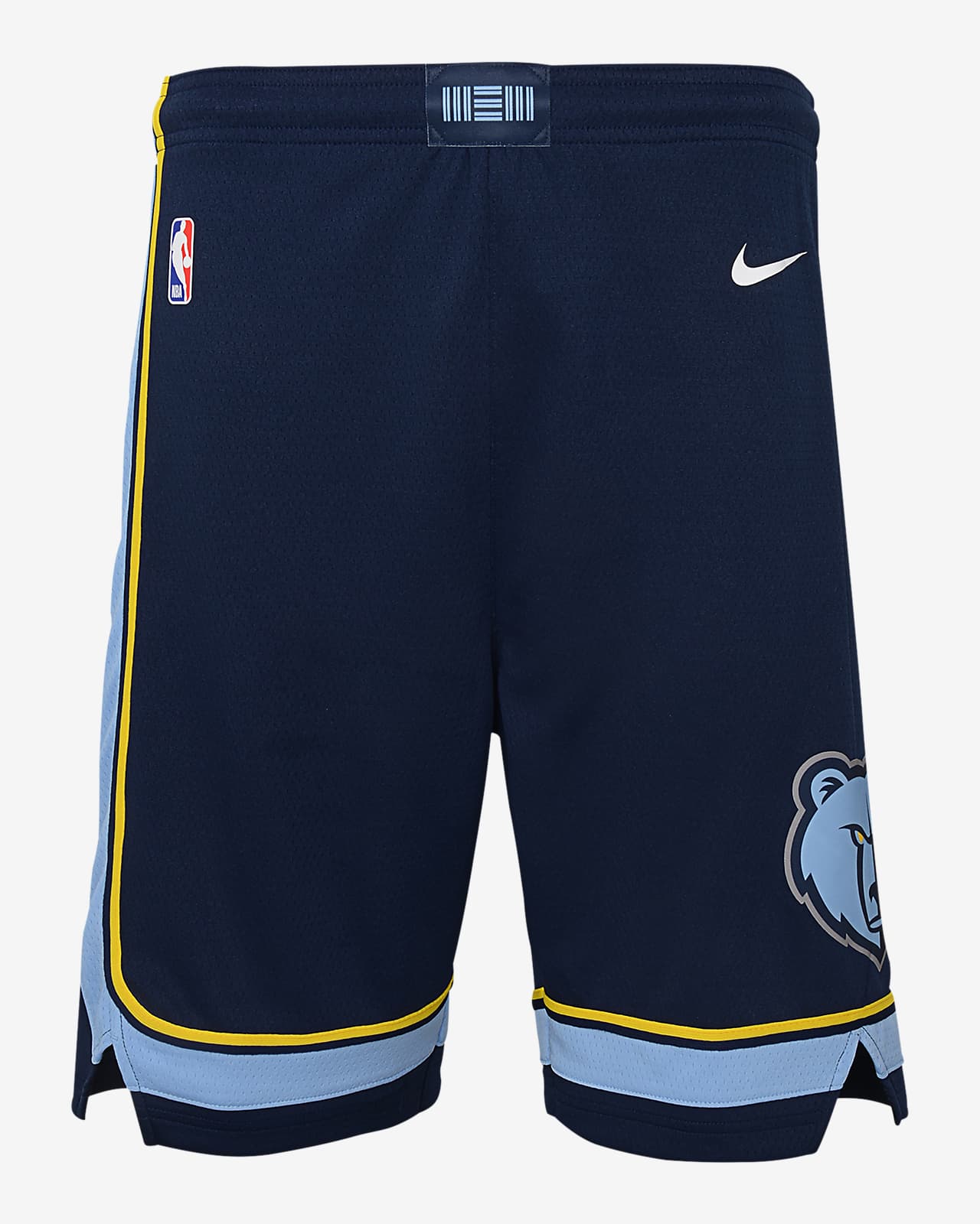 Shorts Nike Dri-FIT Swingman de la NBA para niños talla grande Memphis Grizzlies Icon Edition