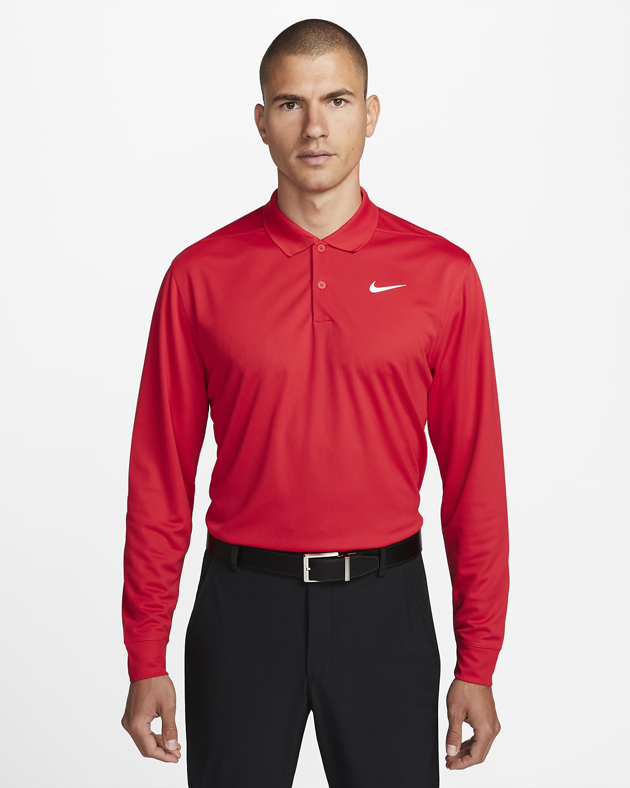 Polo de golf à manches longues Nike Dri-FIT Victory pour Homme