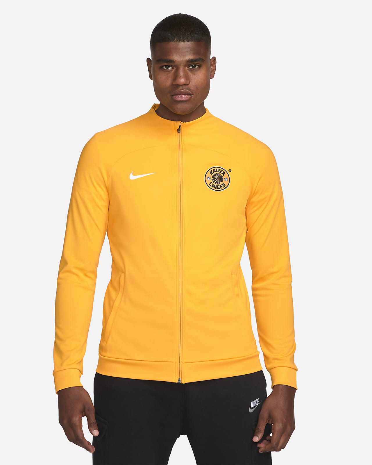 Kaizer Chiefs F.C. Academy Pro Men's Nike Dri-FIT Football Tracksuit Jacket