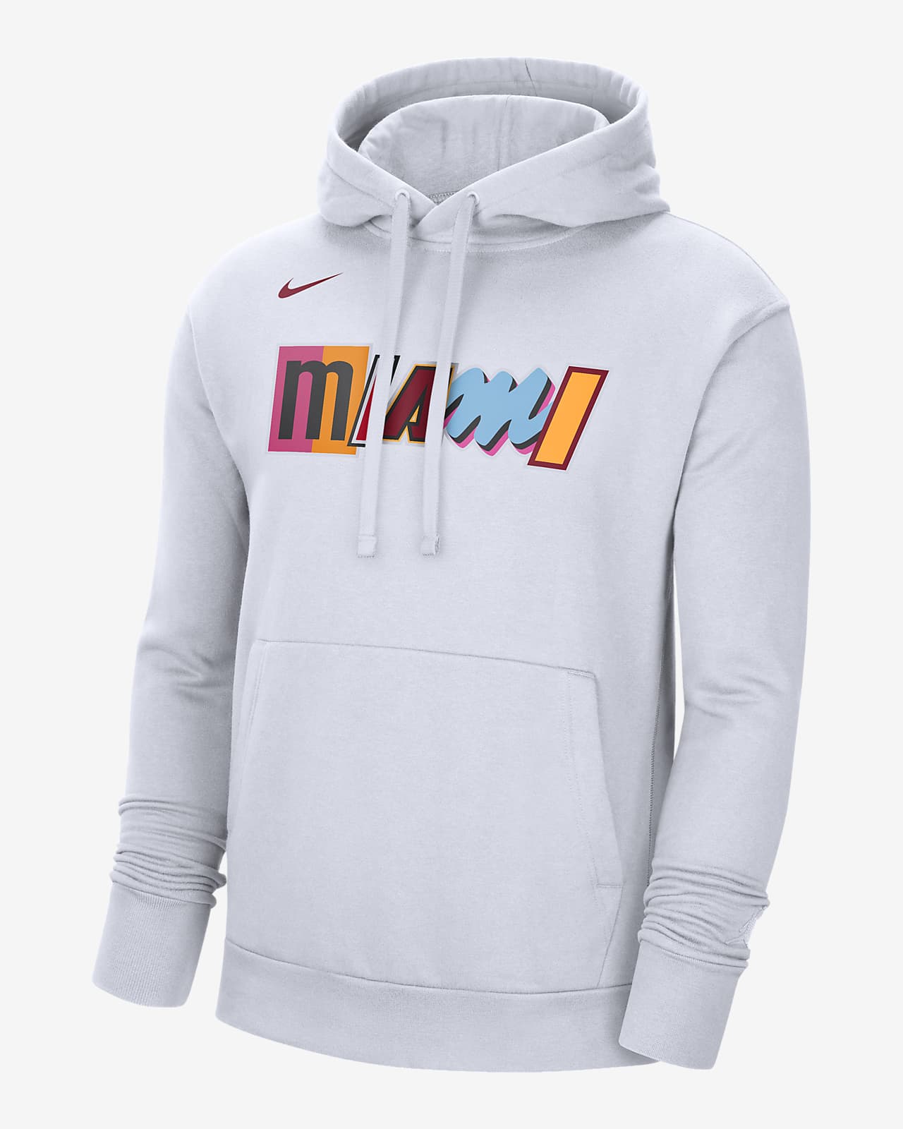 Miami Heat City Edition Men's Nike NBA Fleece Pullover Hoodie. Nike.com