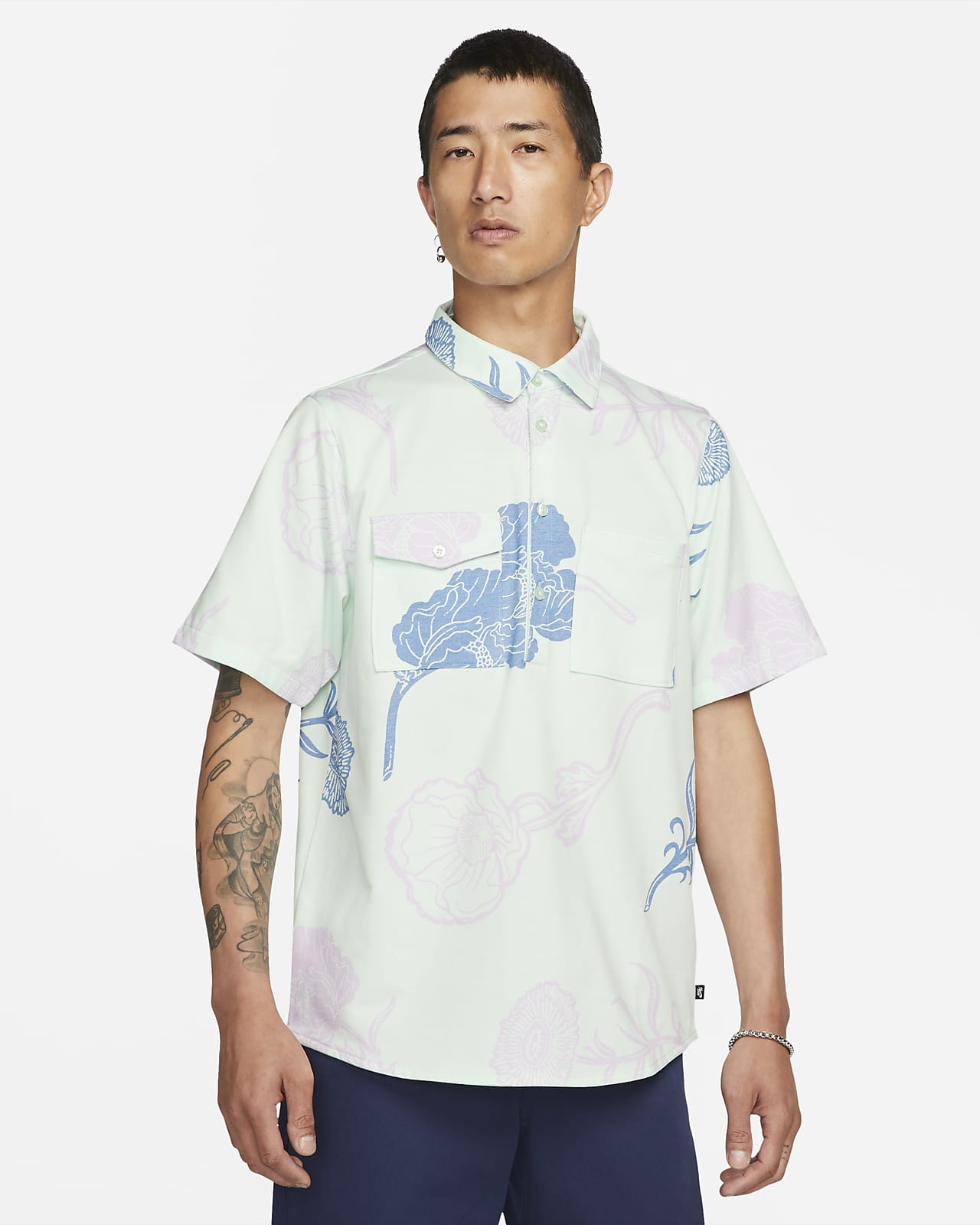 Πλεκτή μπλούζα skateboarding με σχέδιο Nike SB