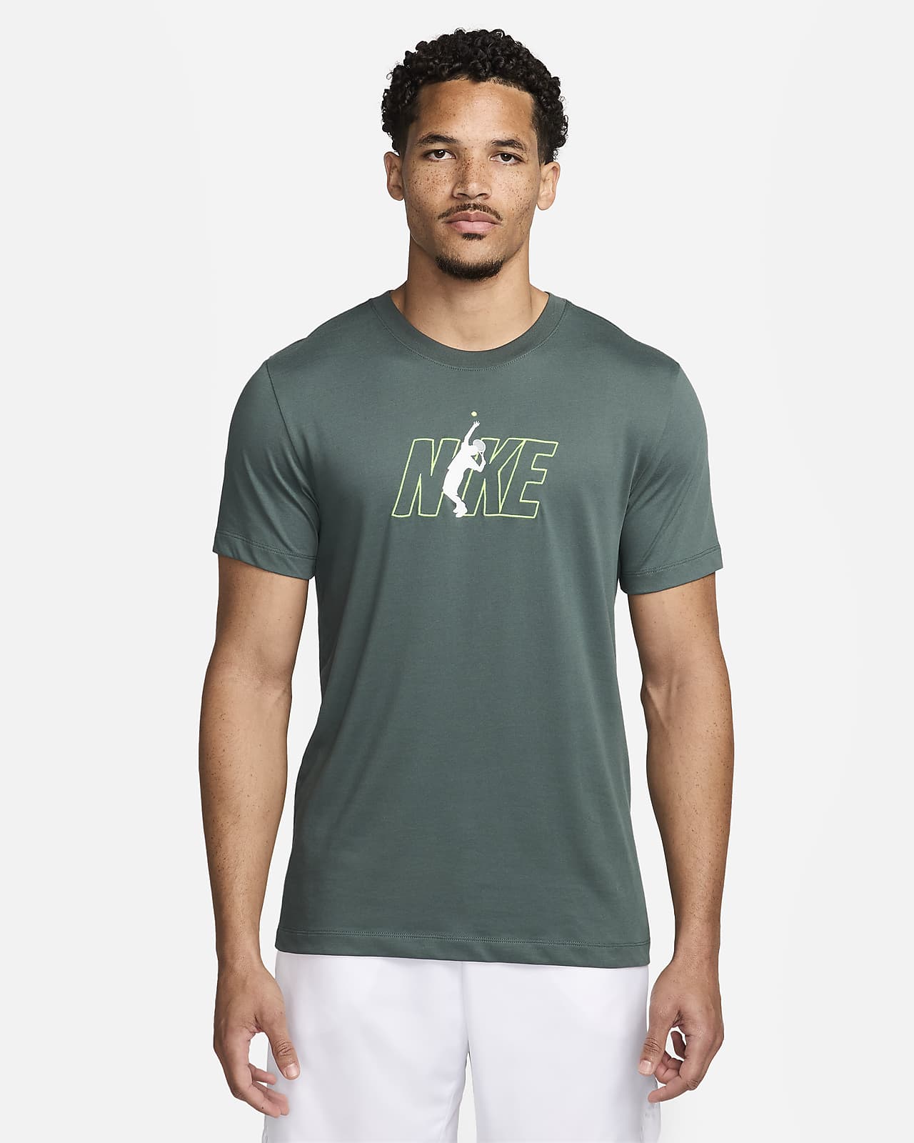 NikeCourt Dri-FIT Erkek Tenis Tişörtü