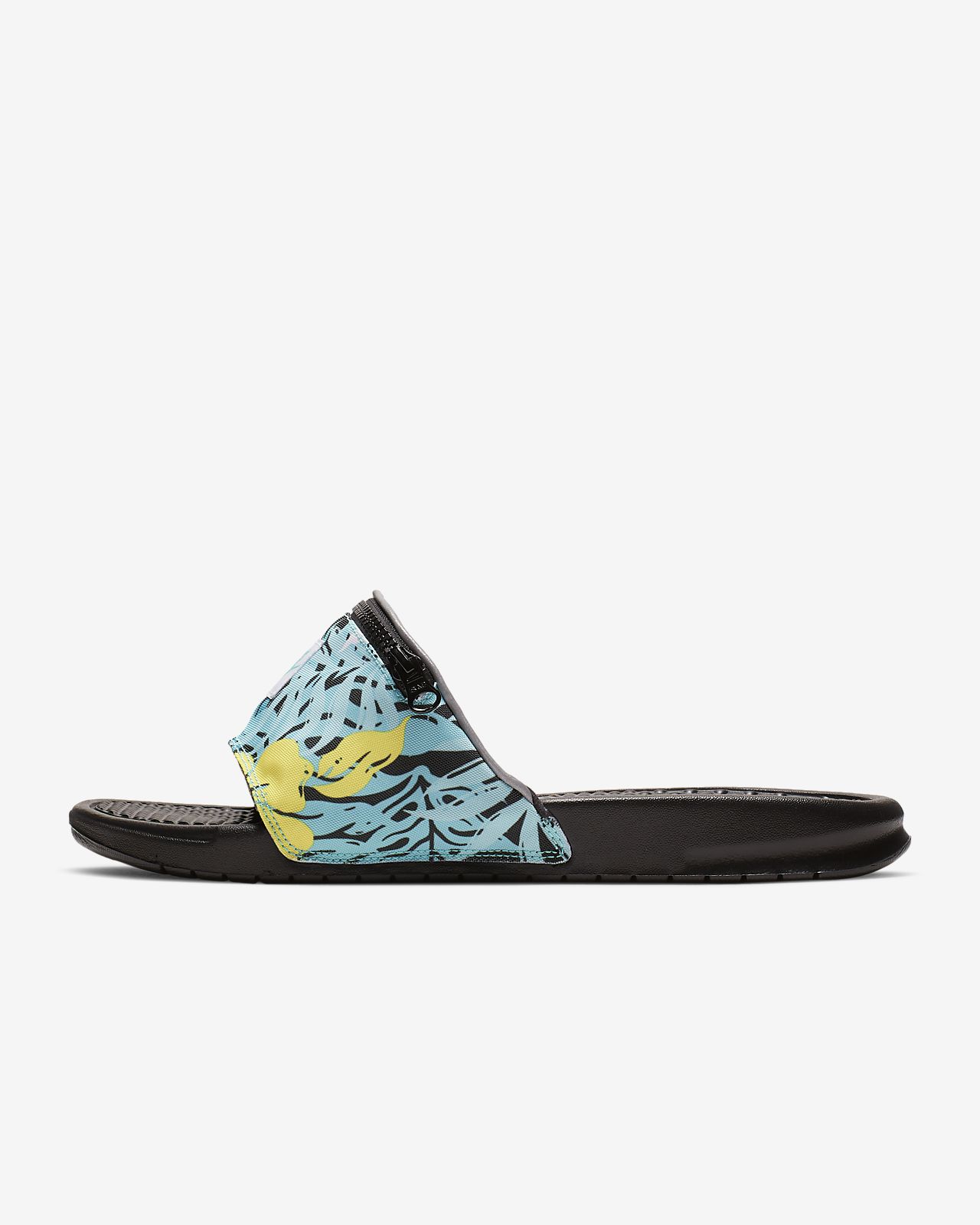 tropical nike slides