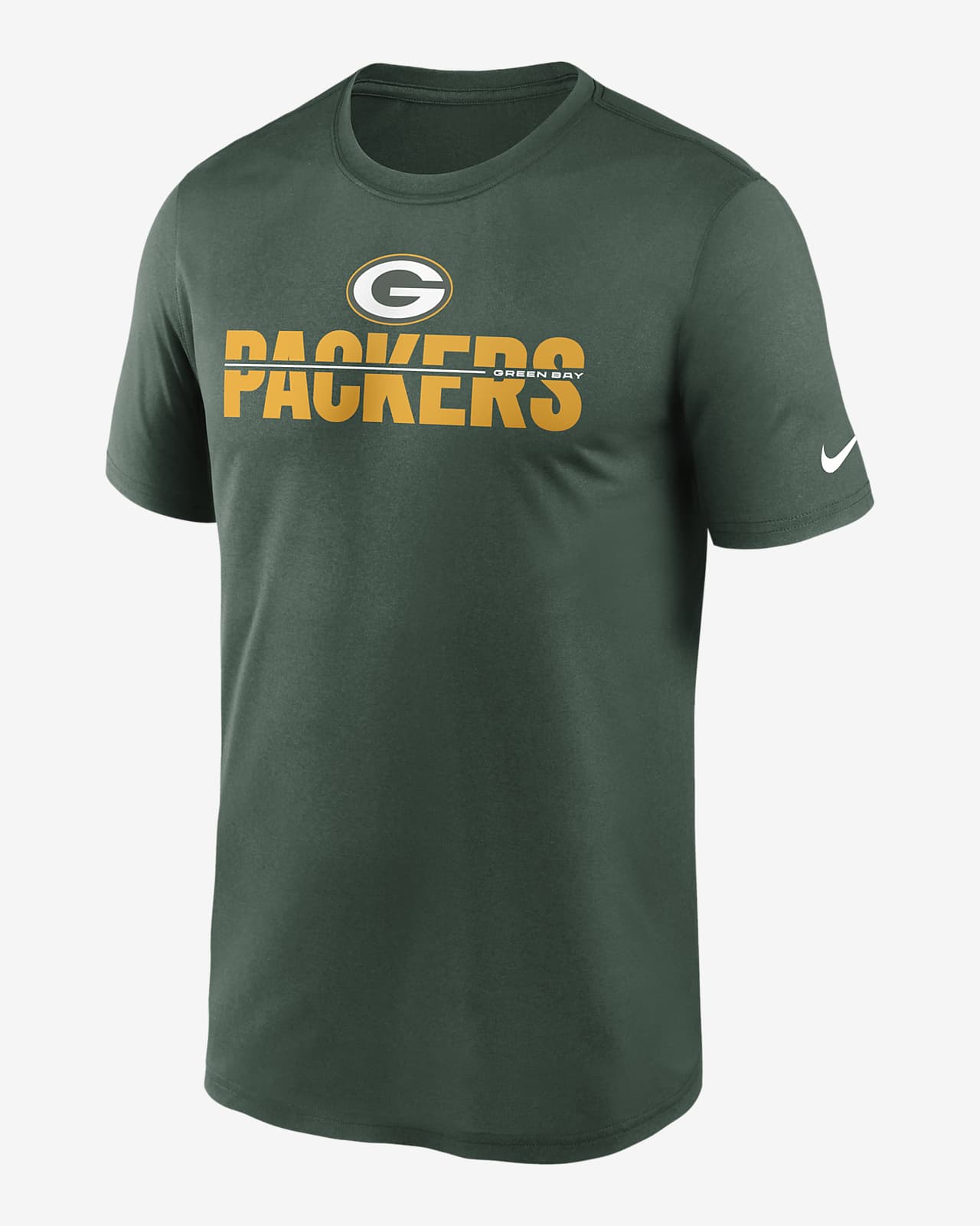Nike Dri-FIT Microtype Legend (NFL Green Bay Packers) Men's T-Shirt ...