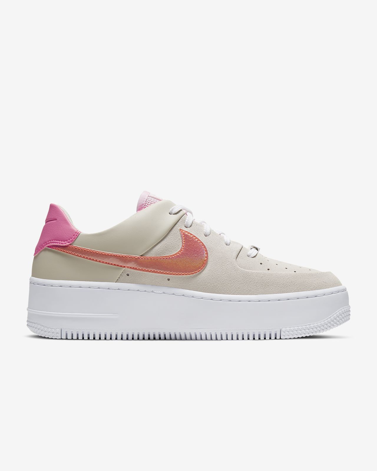 nike force one mujer rosa