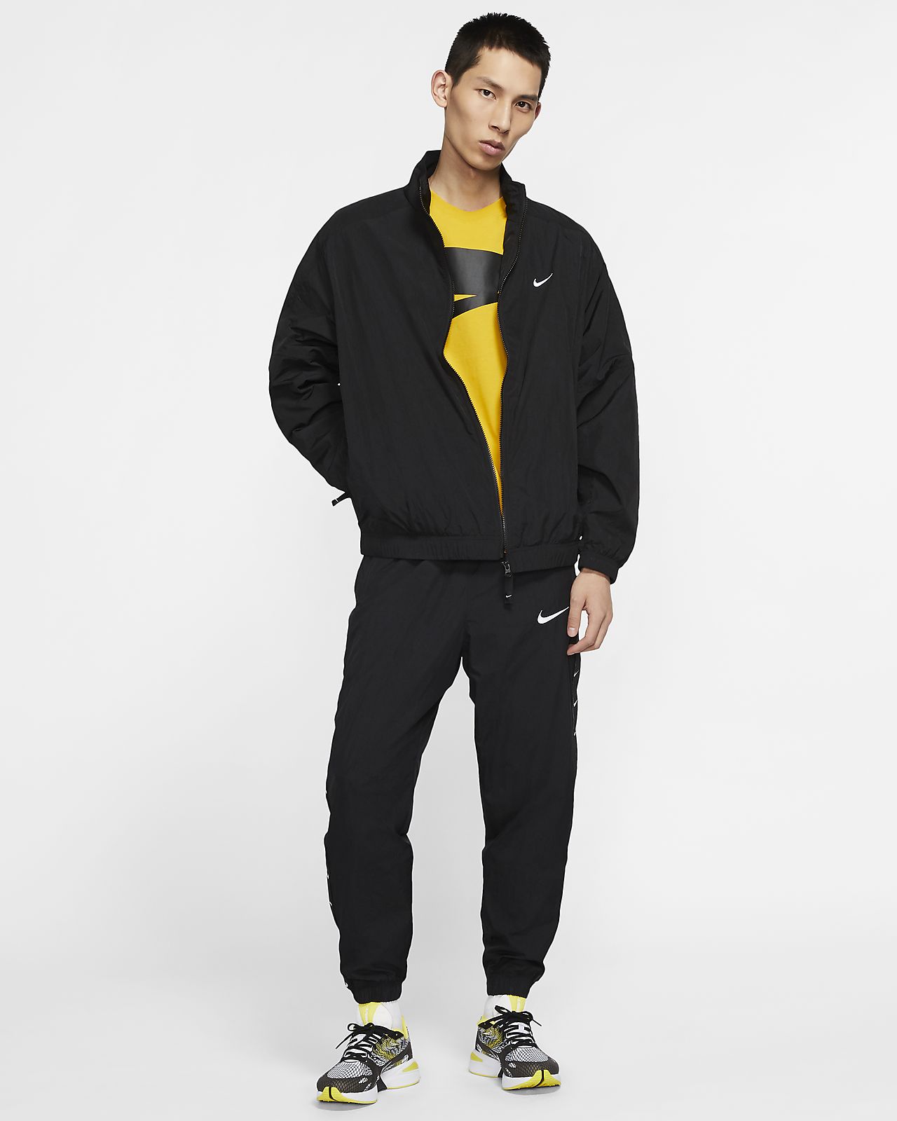 nike tracksuit tops mens