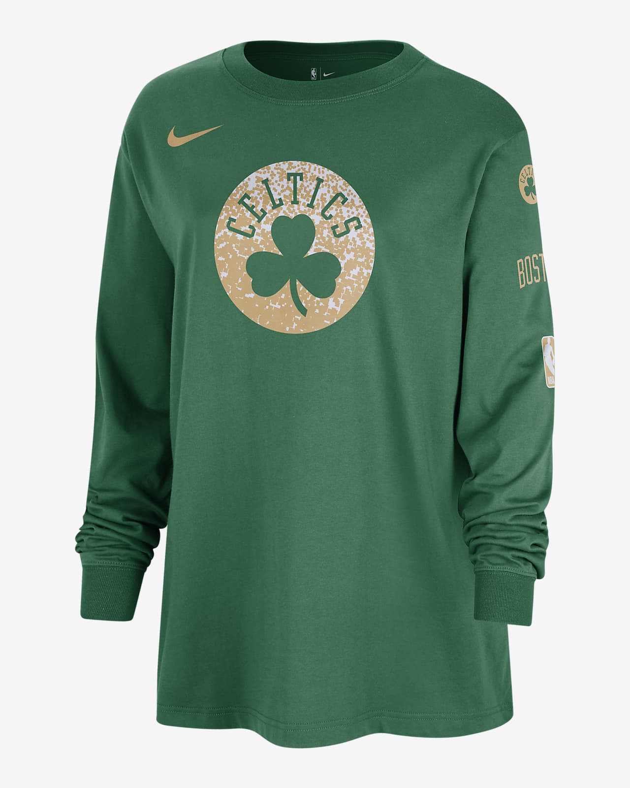 Playera de manga larga Nike de la NBA para mujer Boston Celtics Essential