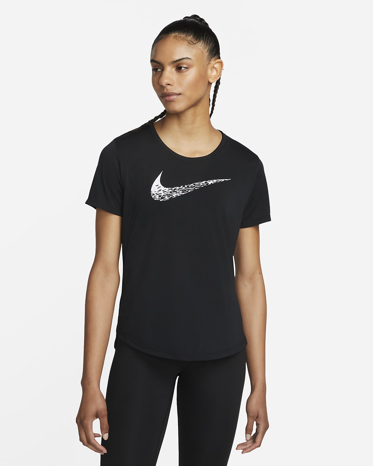 Haut de running à manches courtes Nike Swoosh Run pour Femme