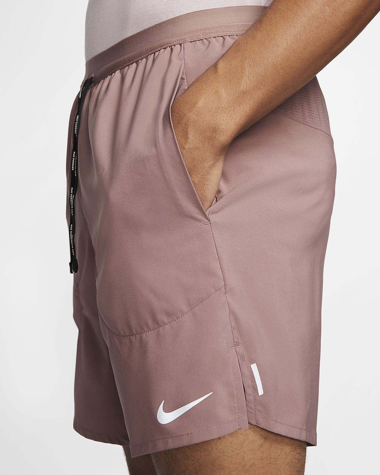 nike flex stride smokey mauve