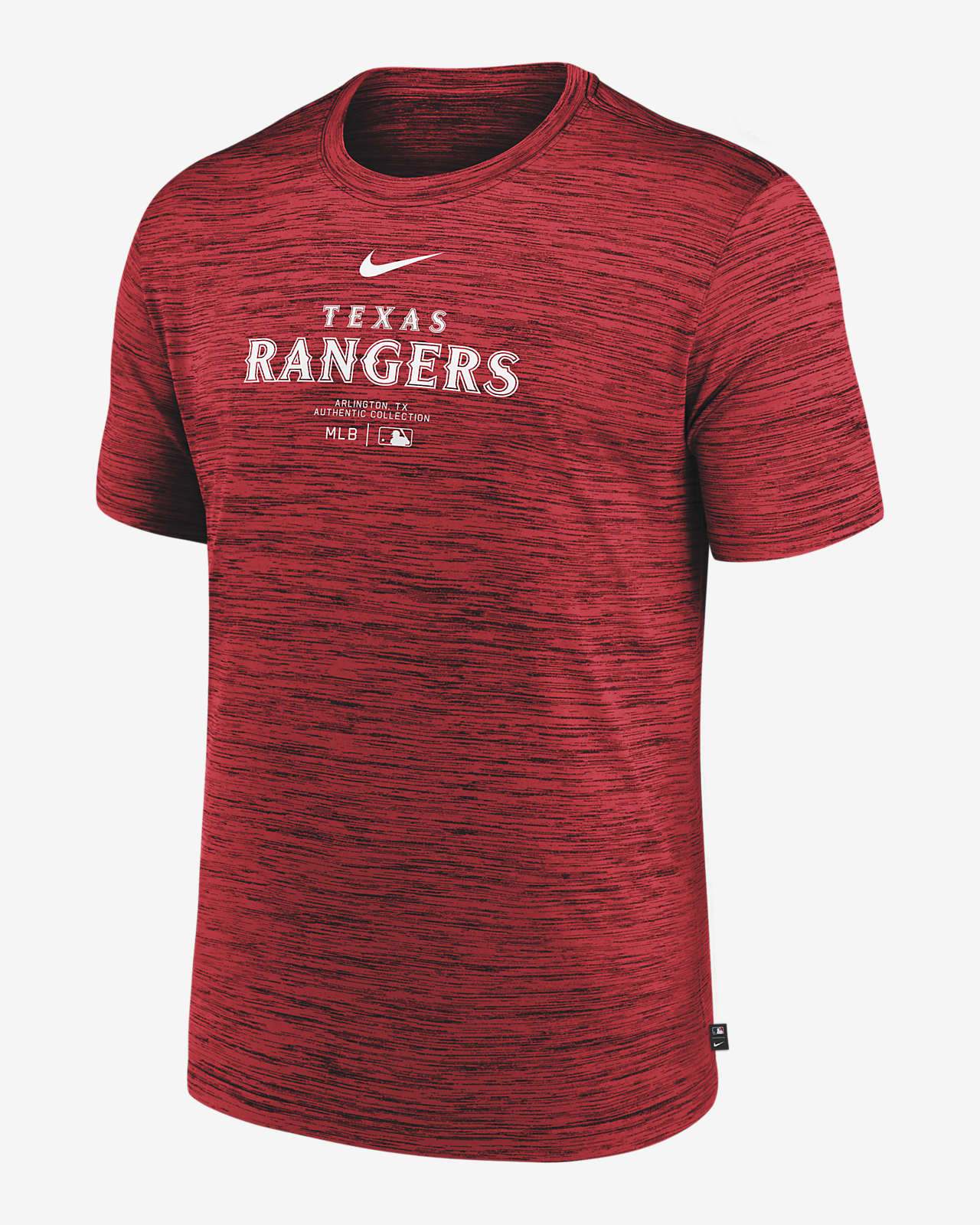 Texas Rangers Authentic Collection Practice Velocity Men's Nike Dri-FIT MLB T-Shirt