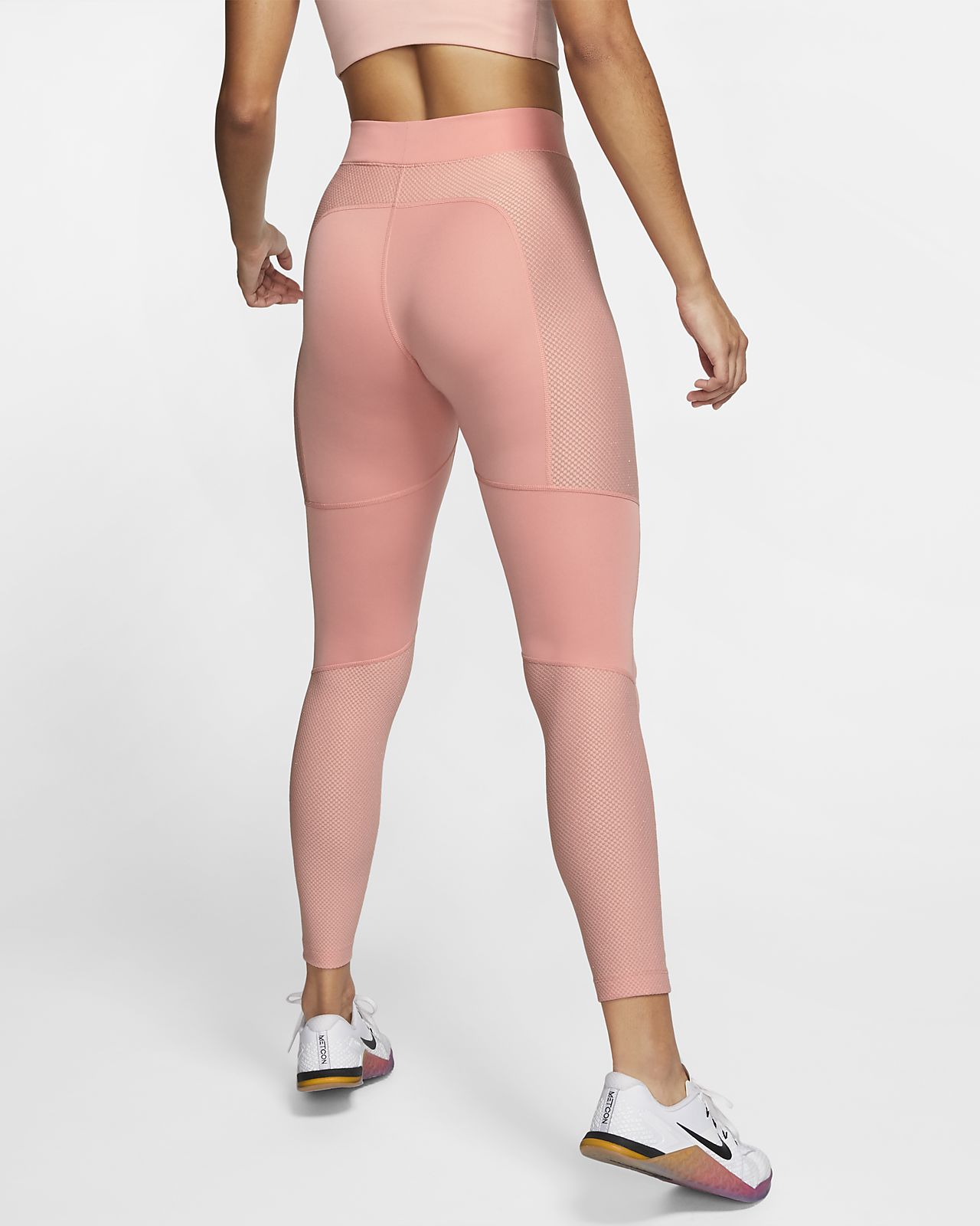 mallas nike pro beige