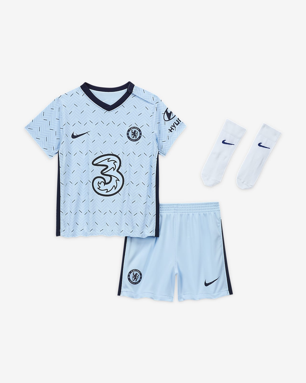 Chelsea F.C. 2020/21 Away Baby and Toddler Football Kit. Nike MA