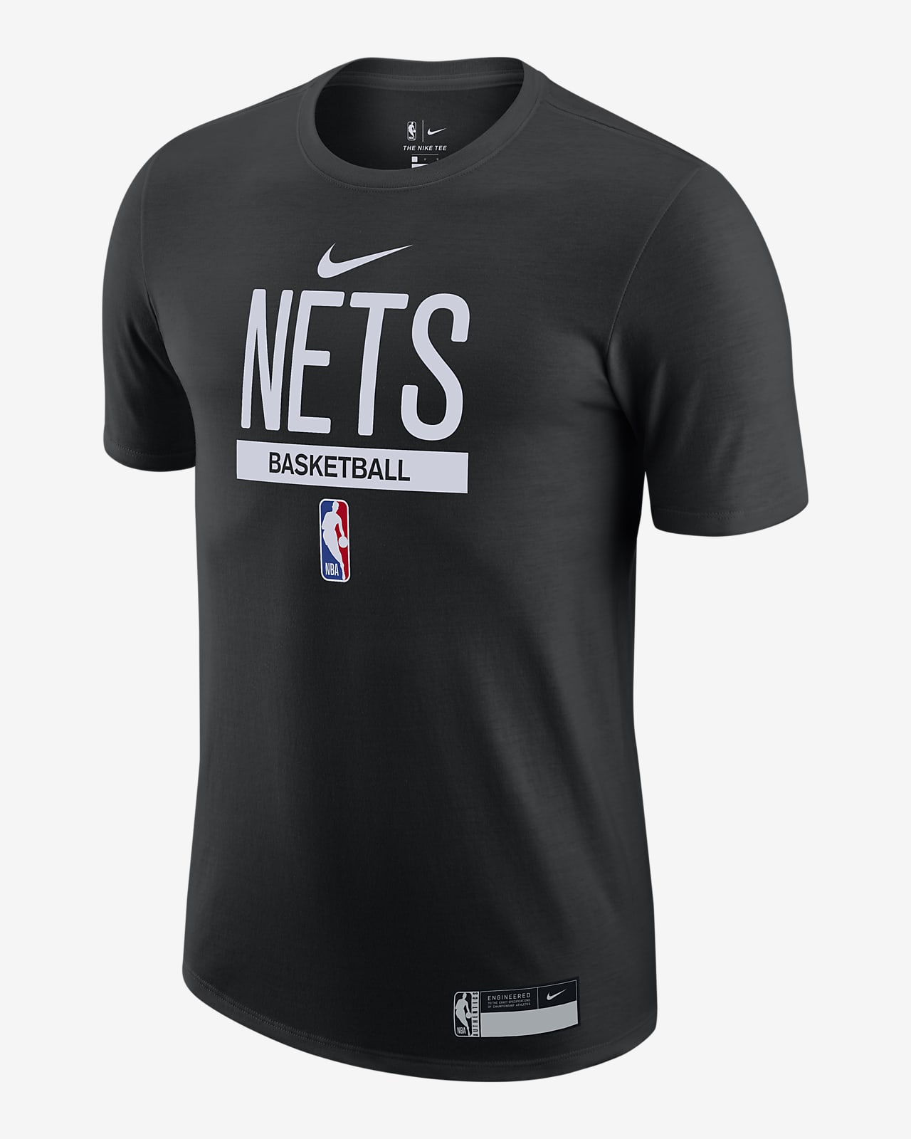 Brooklyn Nets Nike Dri-FIT NBA-Practice-T-Shirt für Herren