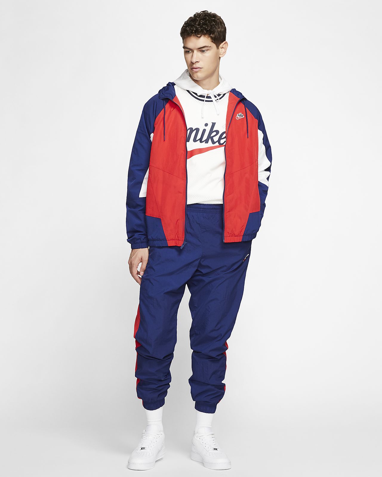 nike windrunner pants red