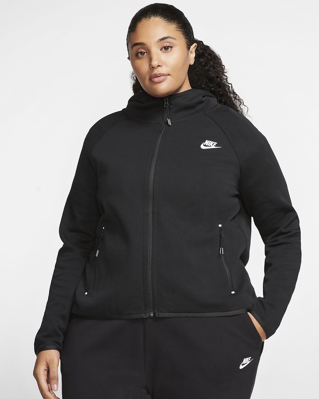 Gynaikeia Kapa Nike Sportswear Tech Fleece Megala Mege8h Nike Gr