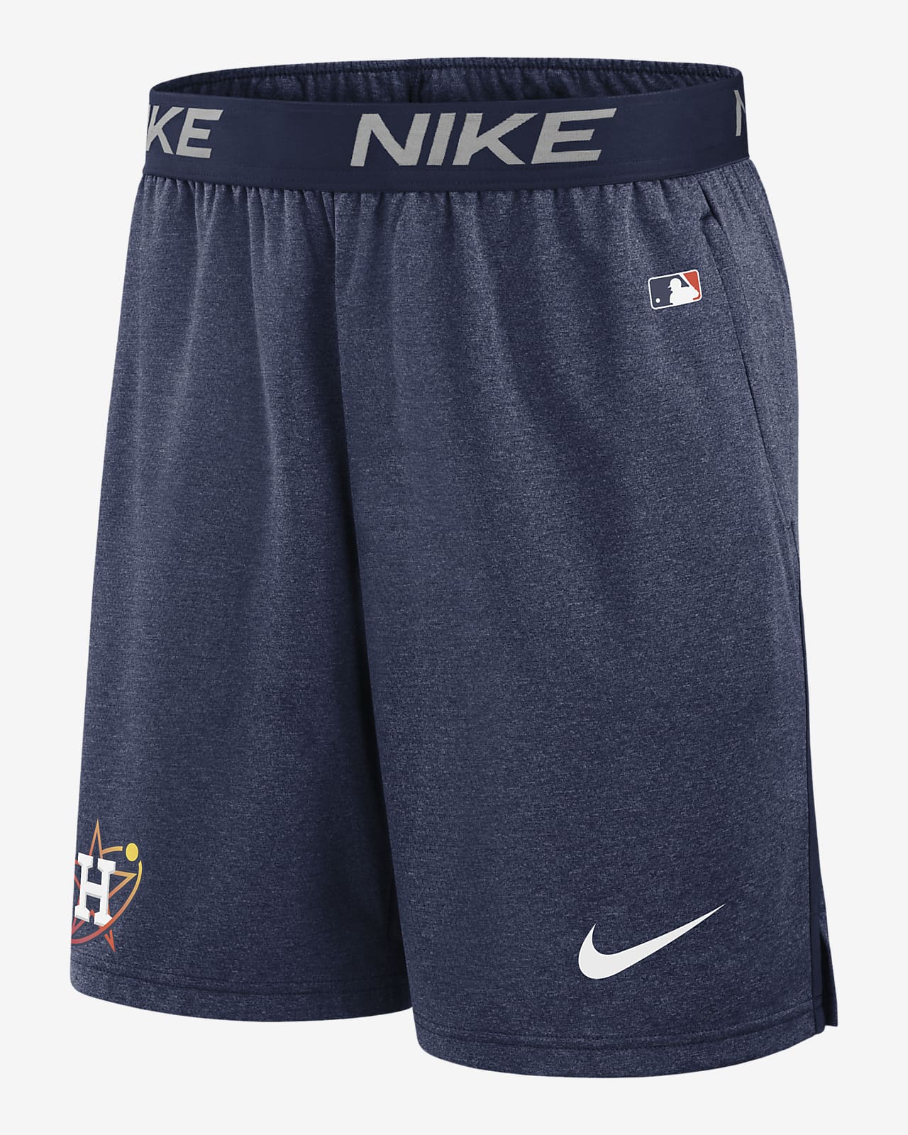 Shorts Nike Dri-FIT de la MLB para hombre Houston Astros City Connect Practice