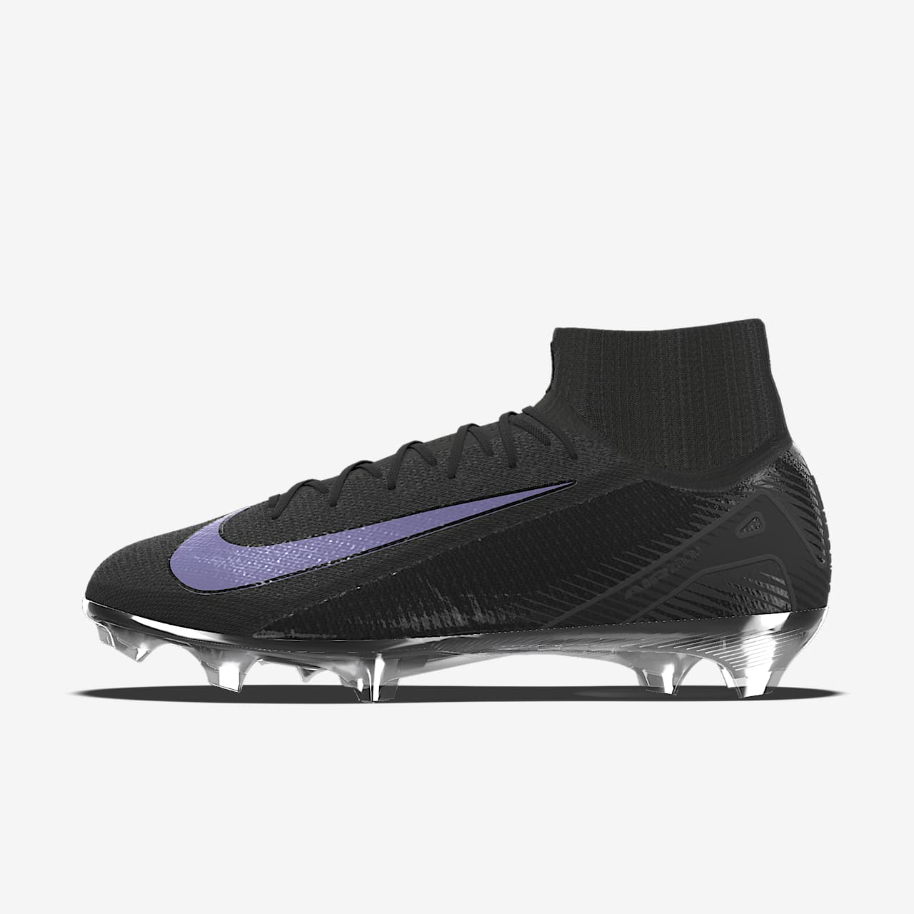 Chaussure de foot montante à crampons pour terrain sec personnalisable Nike Mercurial Superfly 10 Elite By You