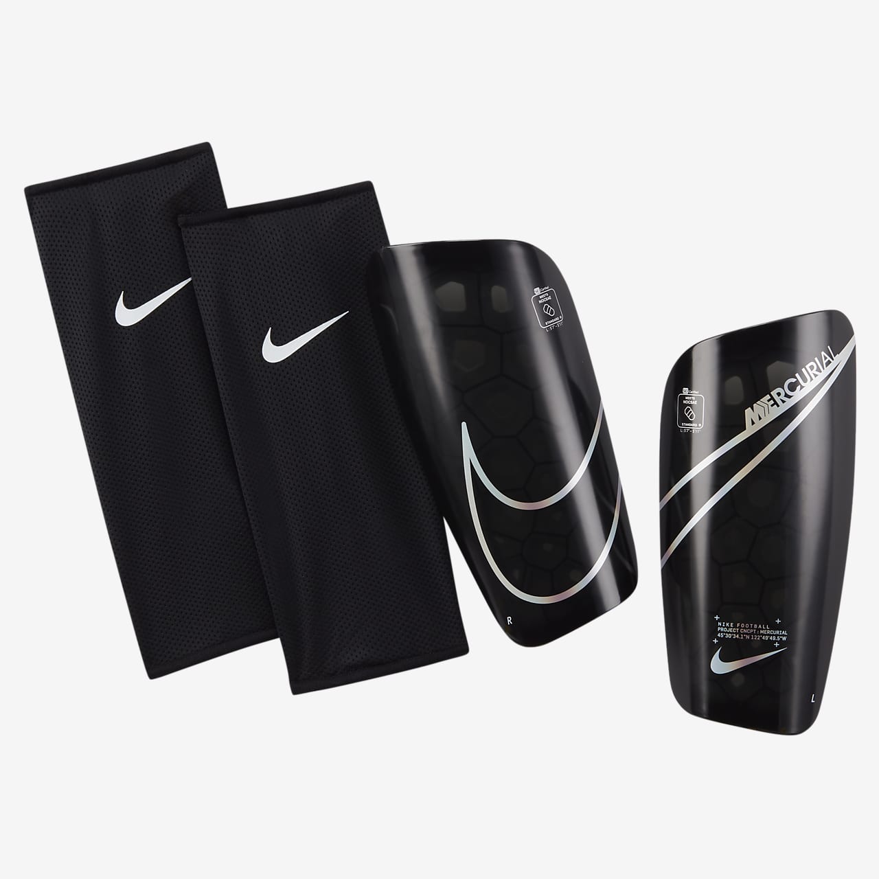 canilleras nike mercurial lite